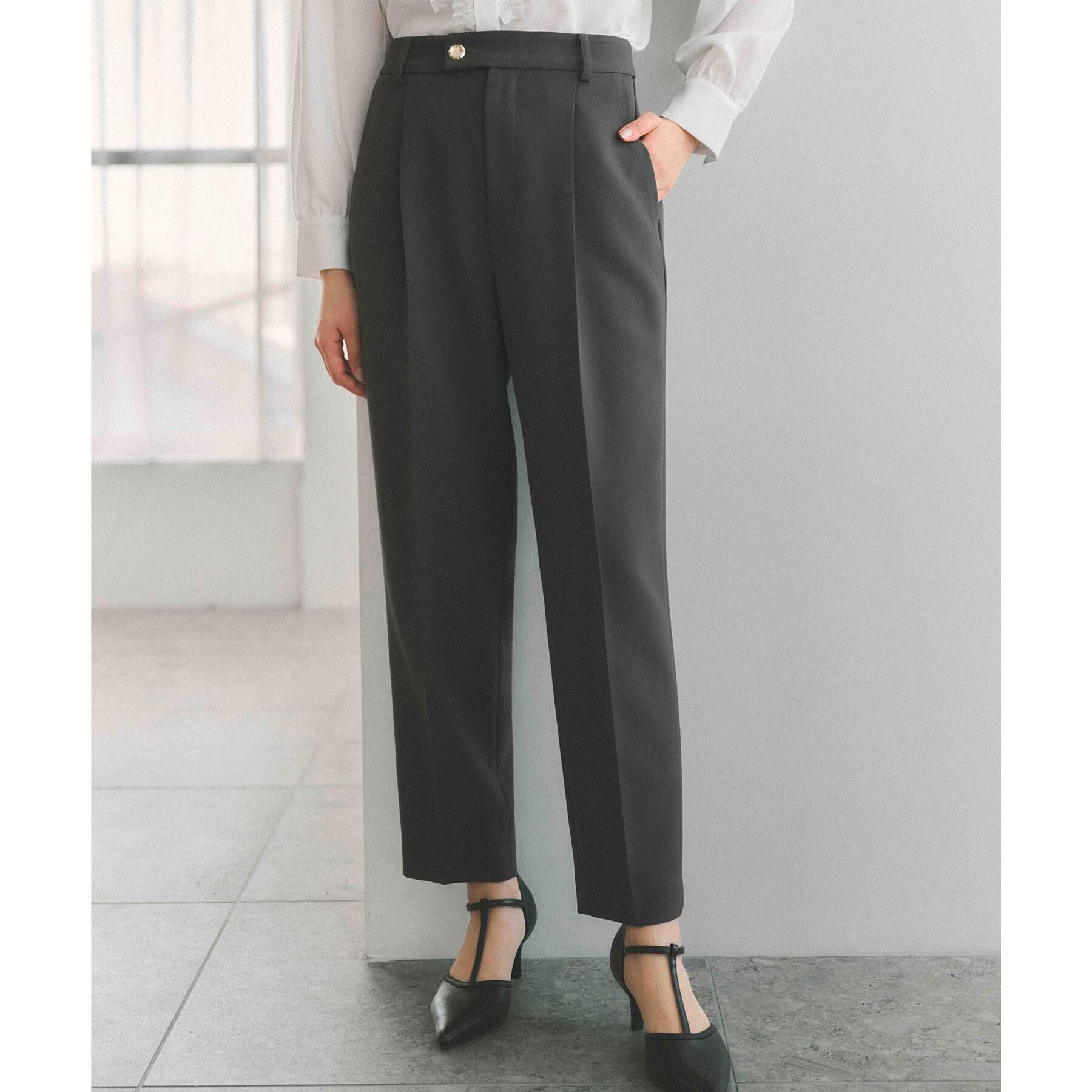 index「ストレッチテーパードパンツ/セットアップ対応【洗濯機OK/防シワ/イージーアイロン】」|その他|