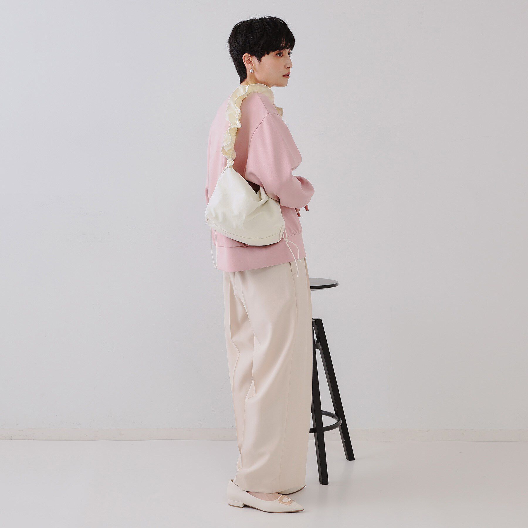 OPAQUE.CLIP「【2WAY】フリルワンハンドルショルダーバッグ」|ショルダー・メッセンジャー|