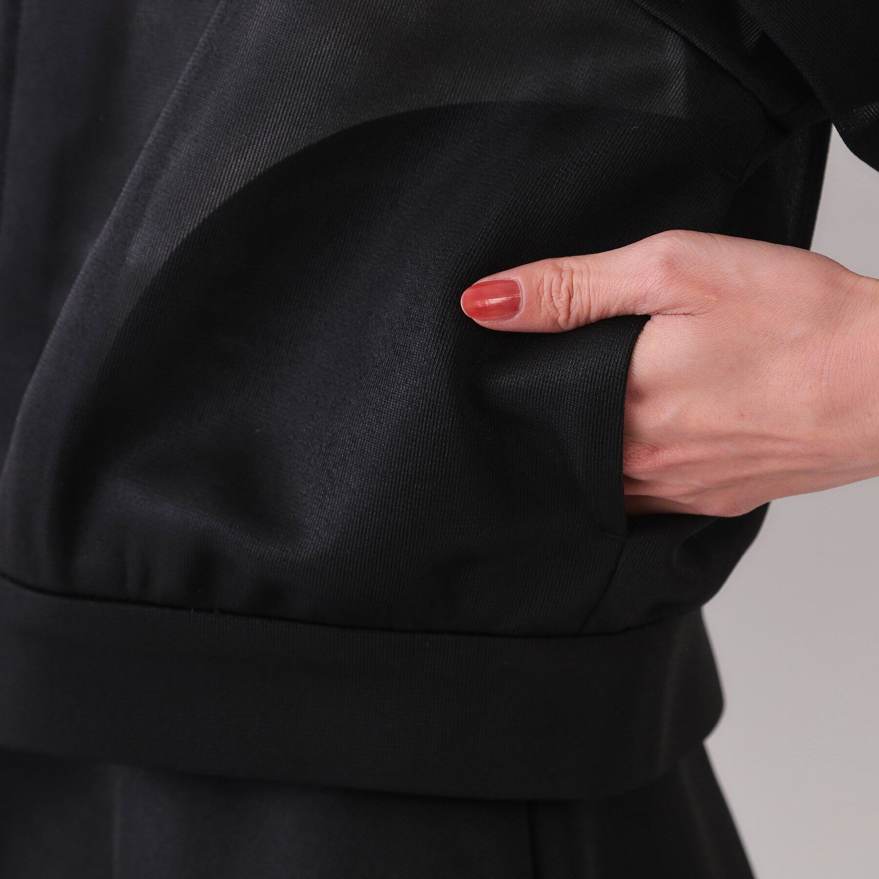 OPAQUE.CLIP「スポンディッシュシアーノーカラーブルゾン【洗濯機洗い可】」|ブルゾン・スタジャン|