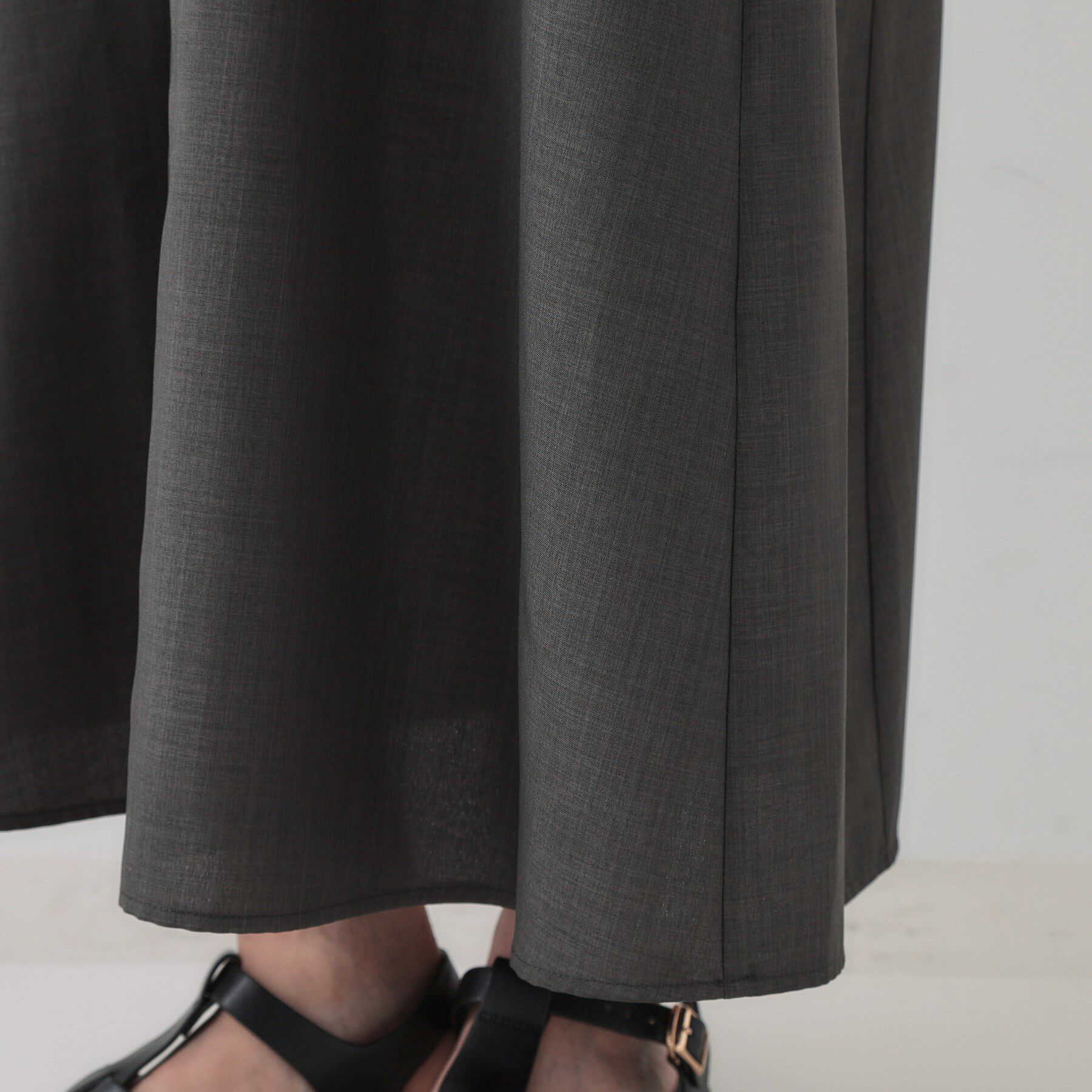 OPAQUE.CLIP「リネンライクキャミワンピース【洗濯機洗い可】」|ワンピース|