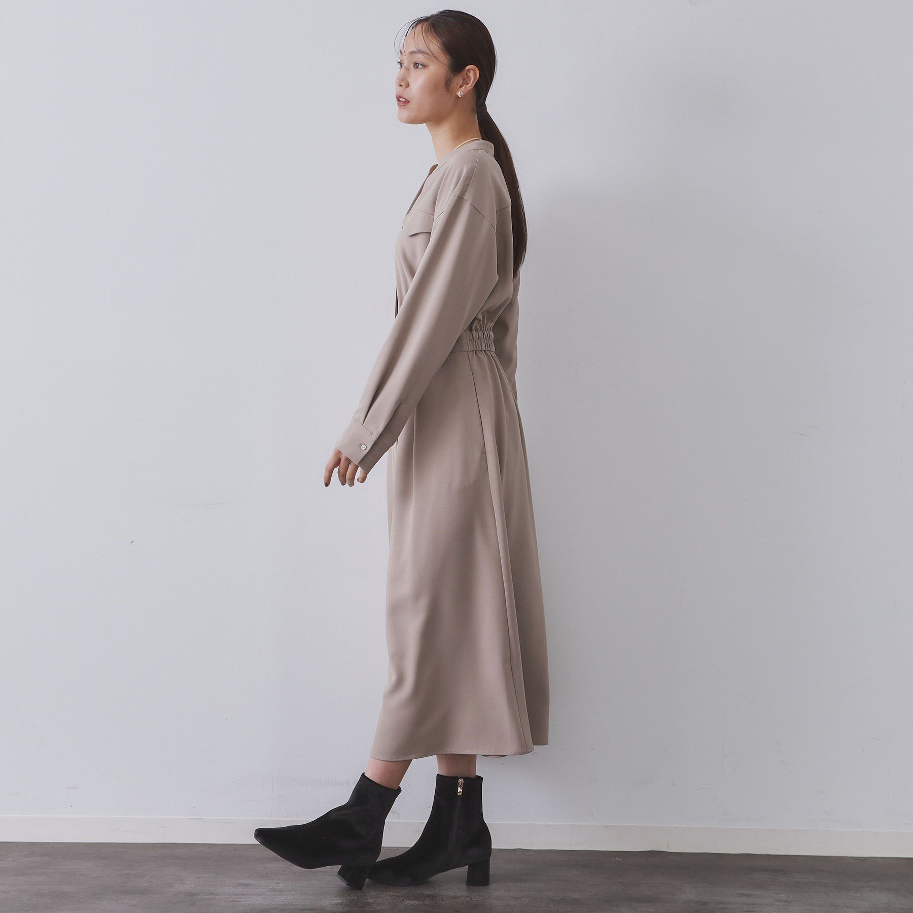 OPAQUE.CLIP「ベーシックショートブーツ【THEシリーズ/抗菌防臭加工】」|ショートブーツ|