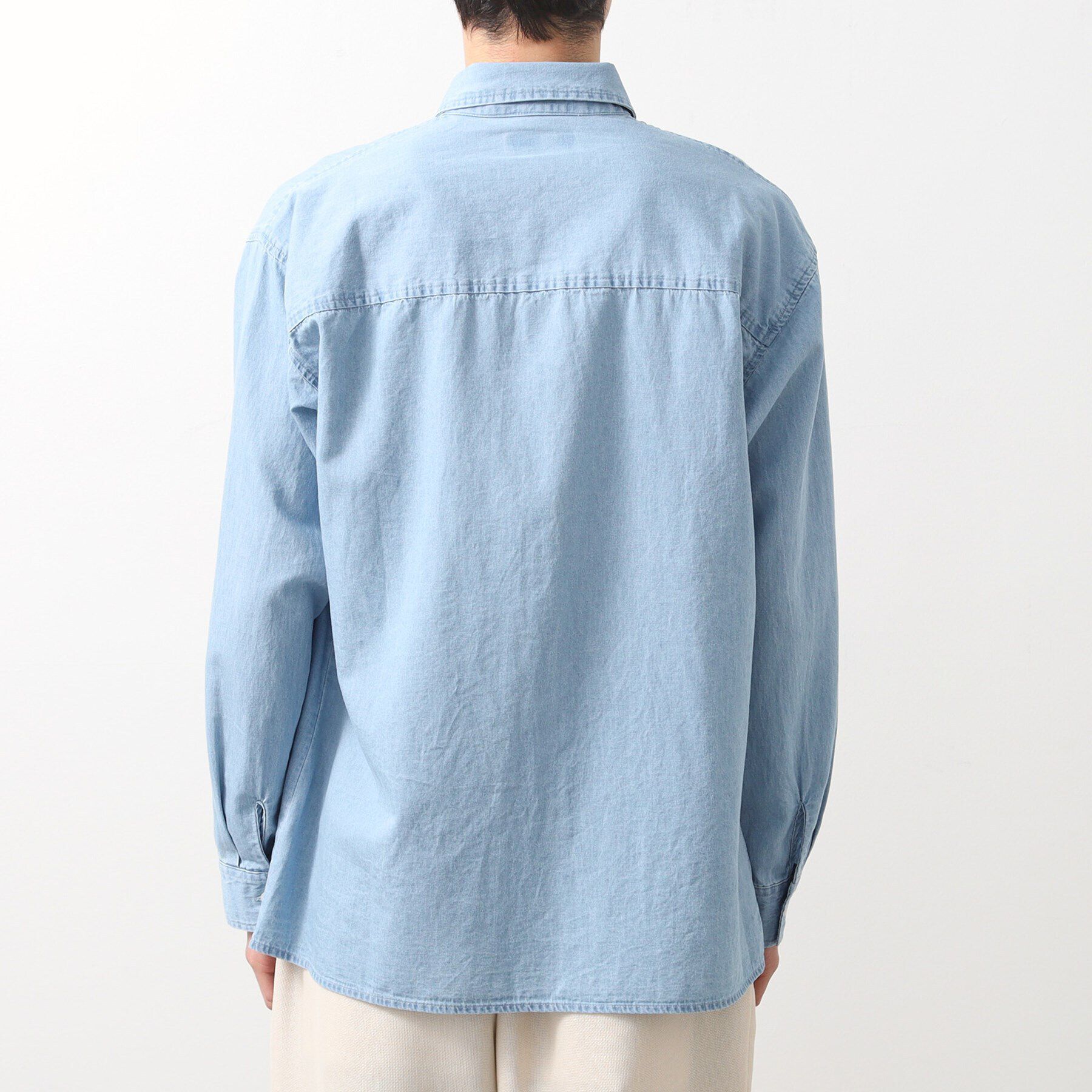 THE SHOP TK「リネンブレンドデニムシャツ」|シャツ・ブラウス|