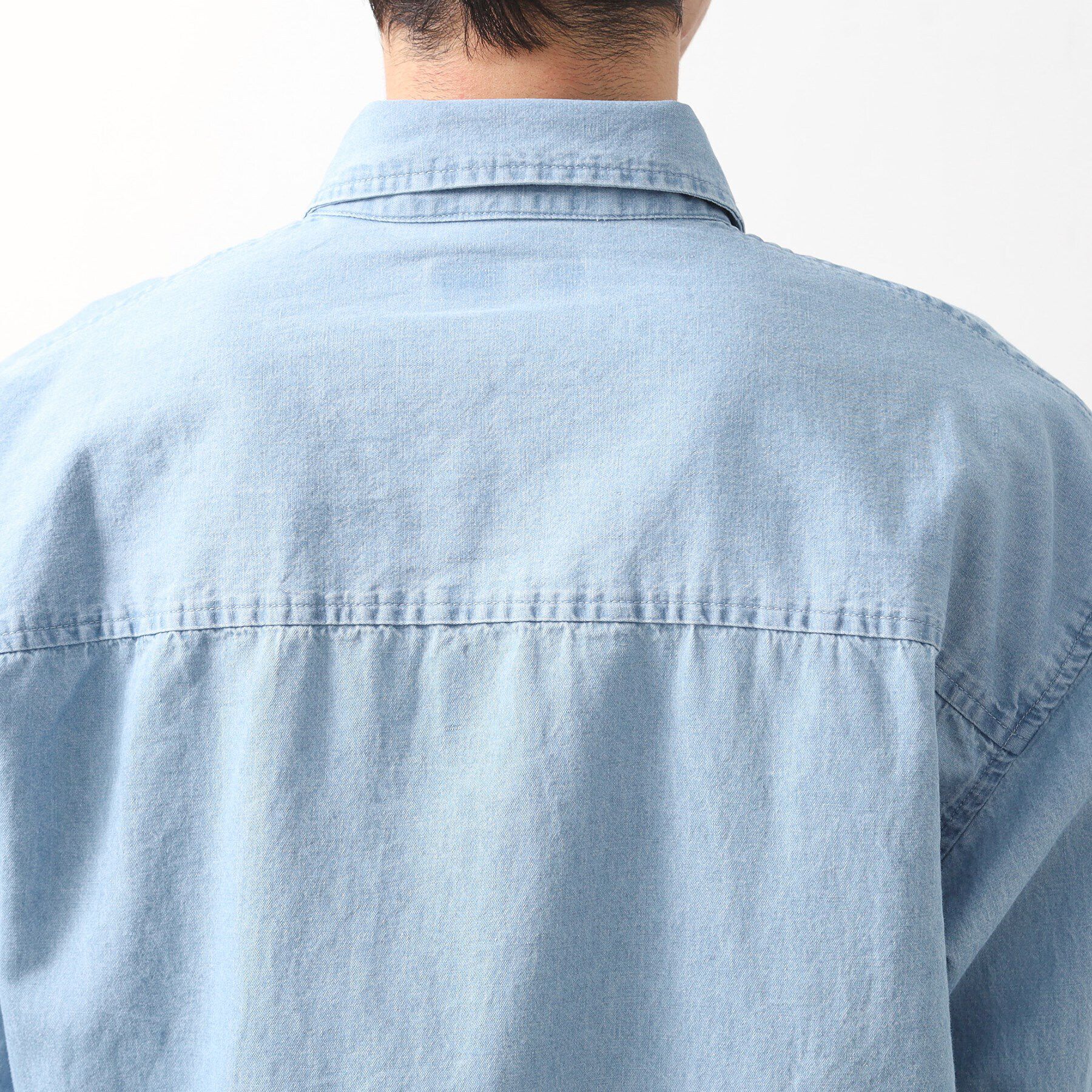 THE SHOP TK「リネンブレンドデニムシャツ」|シャツ・ブラウス|