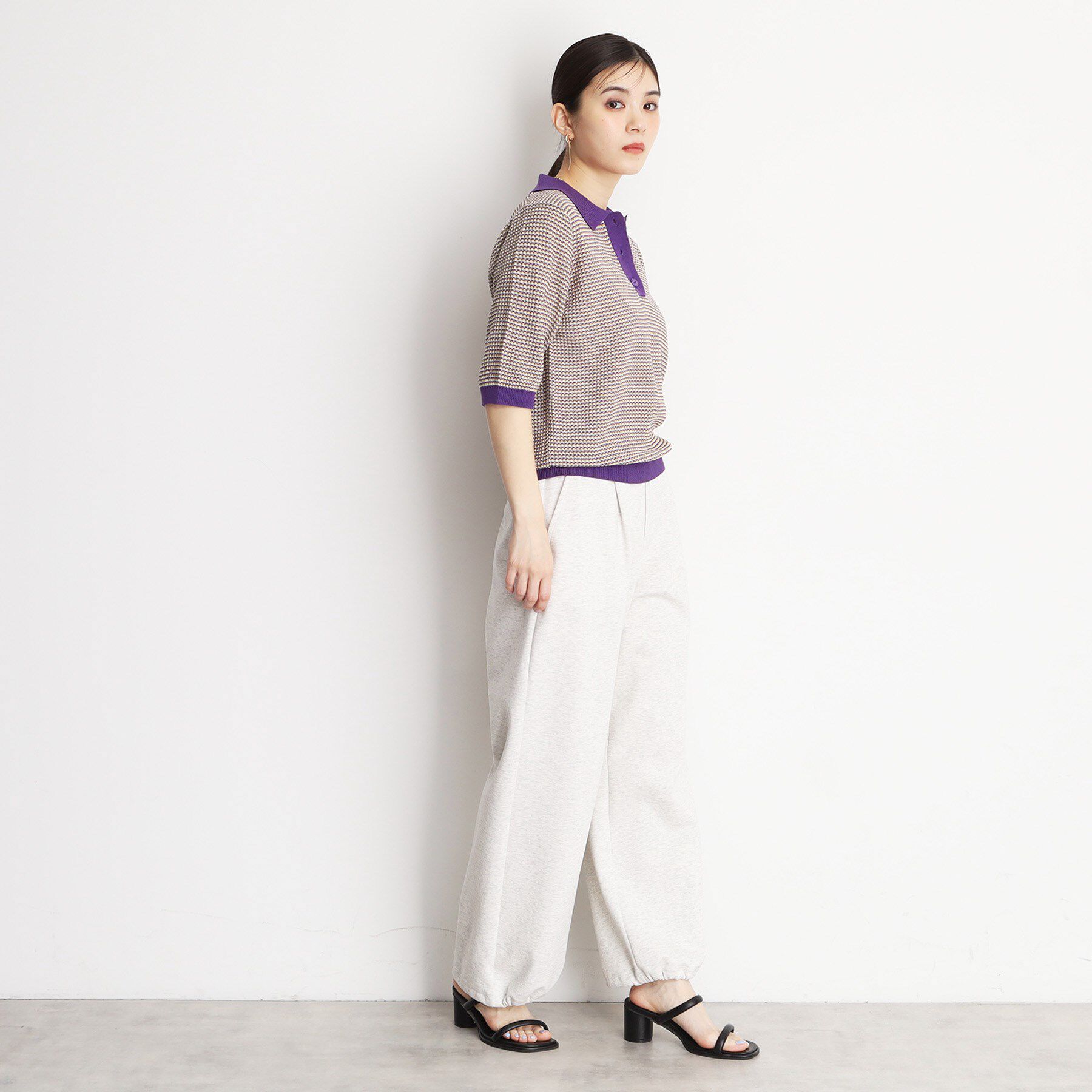 THE SHOP TK「ニットポロシャツ【洗濯機/アソート展開】」|ニット・セーター|