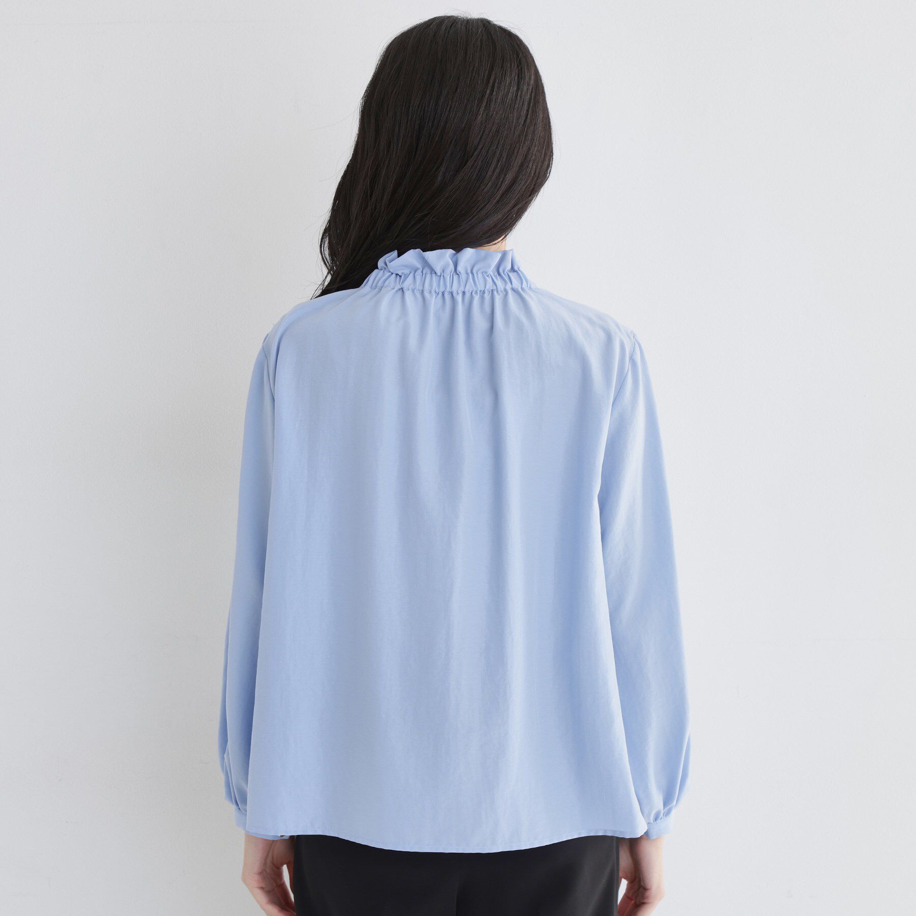 THE SHOP TK「【通勤・セレモニー】ギャザーリボンタイブラウス」|シャツ・ブラウス|
