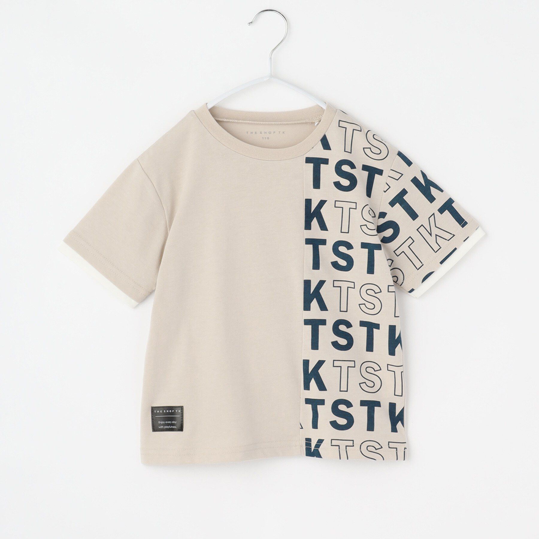 THE SHOP TK「【110－160】袖レイヤードTSTKtee」|Tシャツ・カットソー|ライトベージュ(05