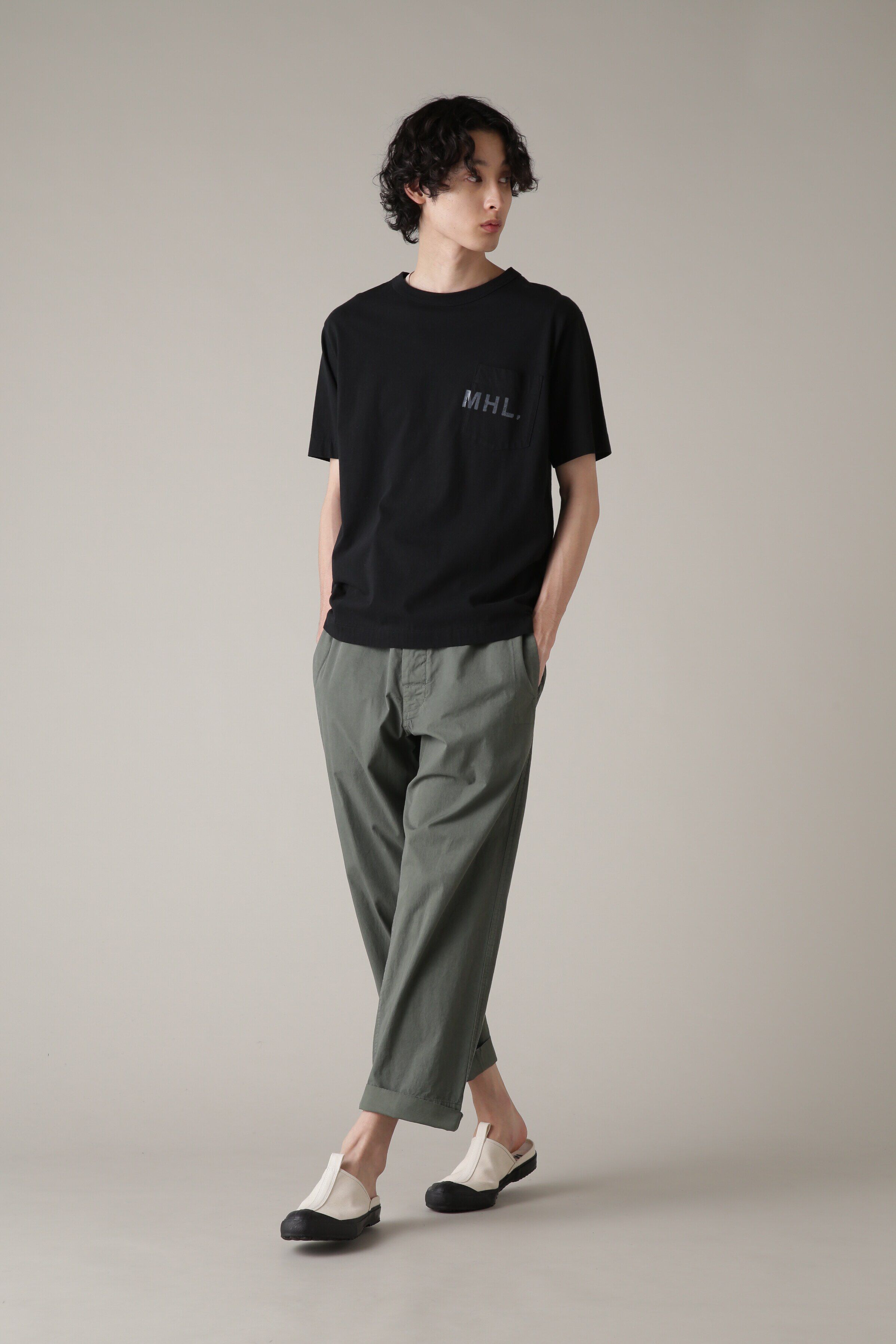 MHL.「PRINTED COTTON JERSEY」|Tシャツ・カットソー|