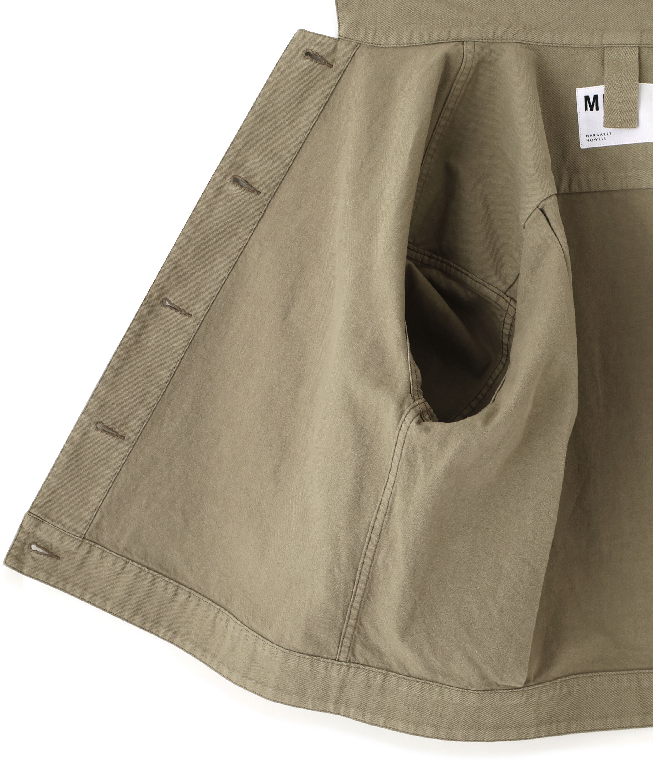 MHL.「BELGIAN LINEN COTTON PLAINWEAVE BLOUSON」|ブルゾン・スタジャン|