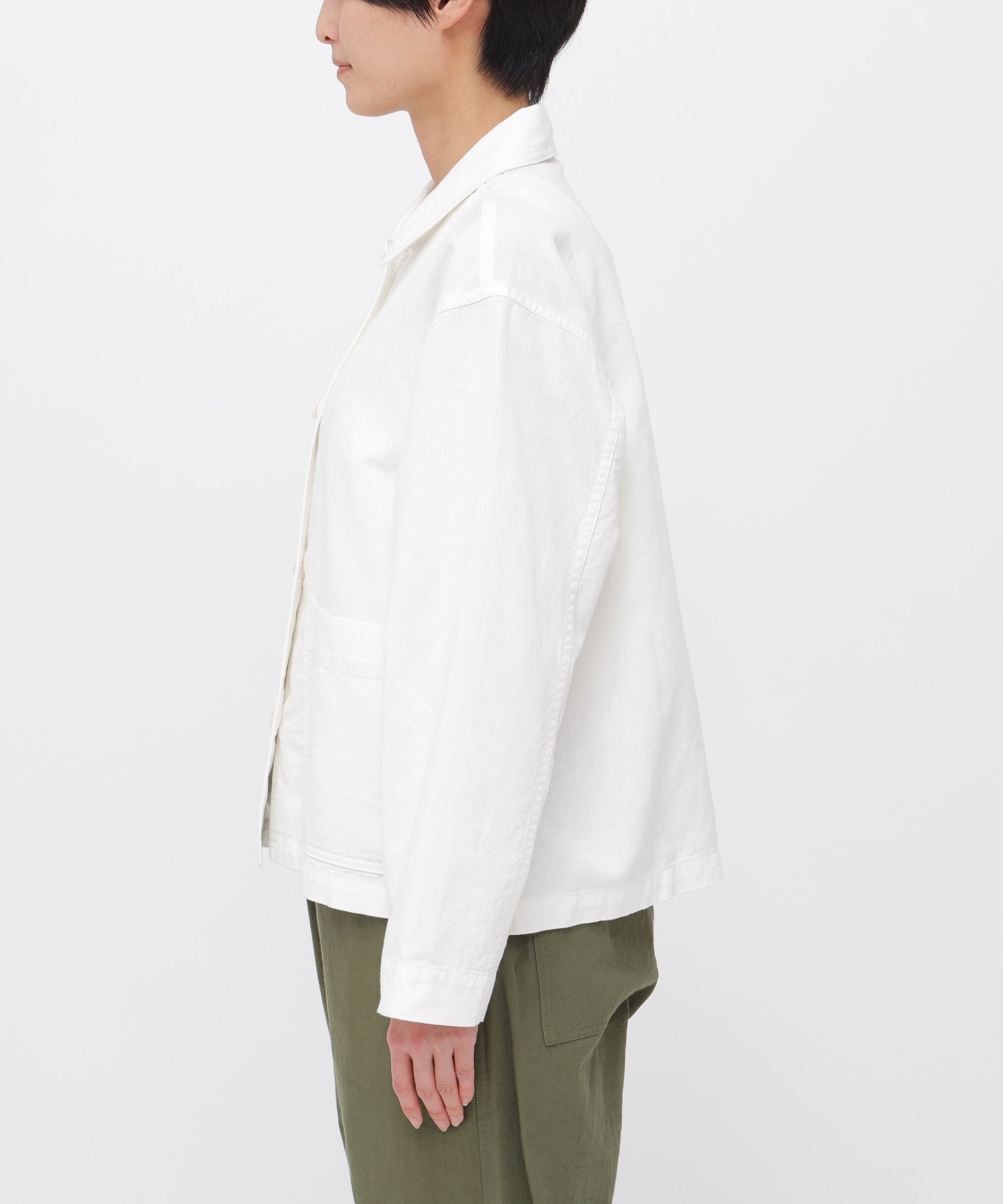 MHL.「COTTON HEMP OXFORD SHIRT」|シャツ・ブラウス|