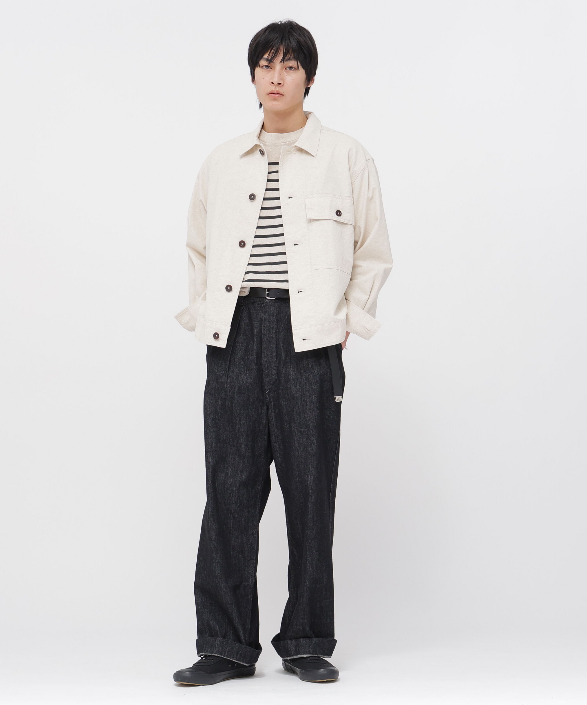 MHL.「BELGIAN LINEN COTTON JERSEY TOP」|Tシャツ・カットソー|