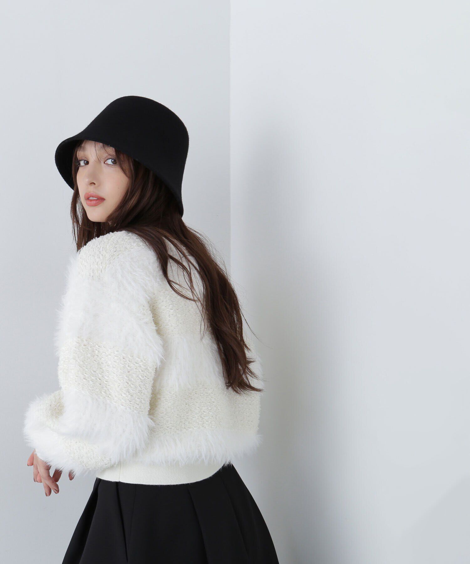  「フェザーミックスツイードニット　24AW」|ニット・セーター|