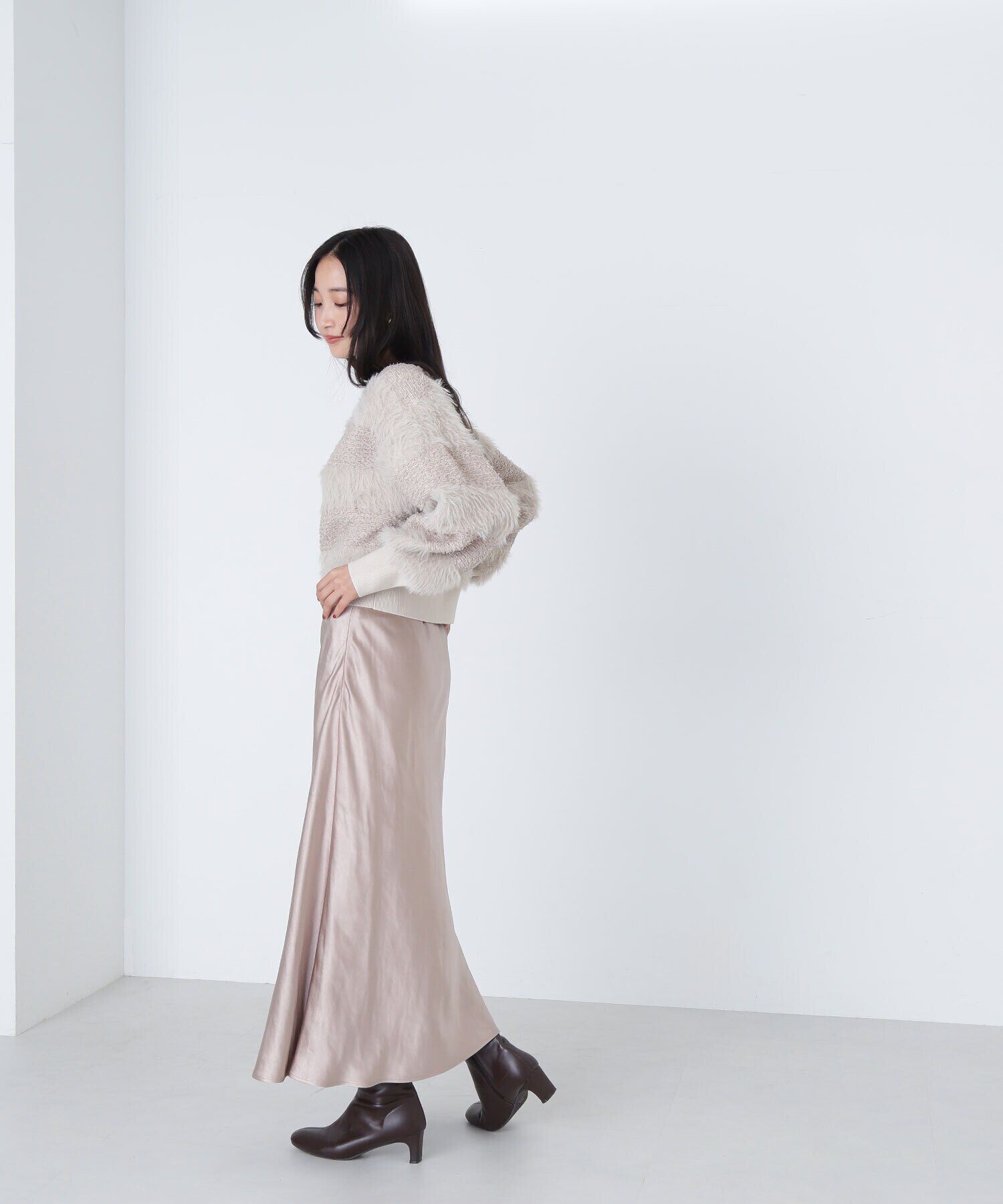  「フェザーミックスツイードニット　24AW」|ニット・セーター|