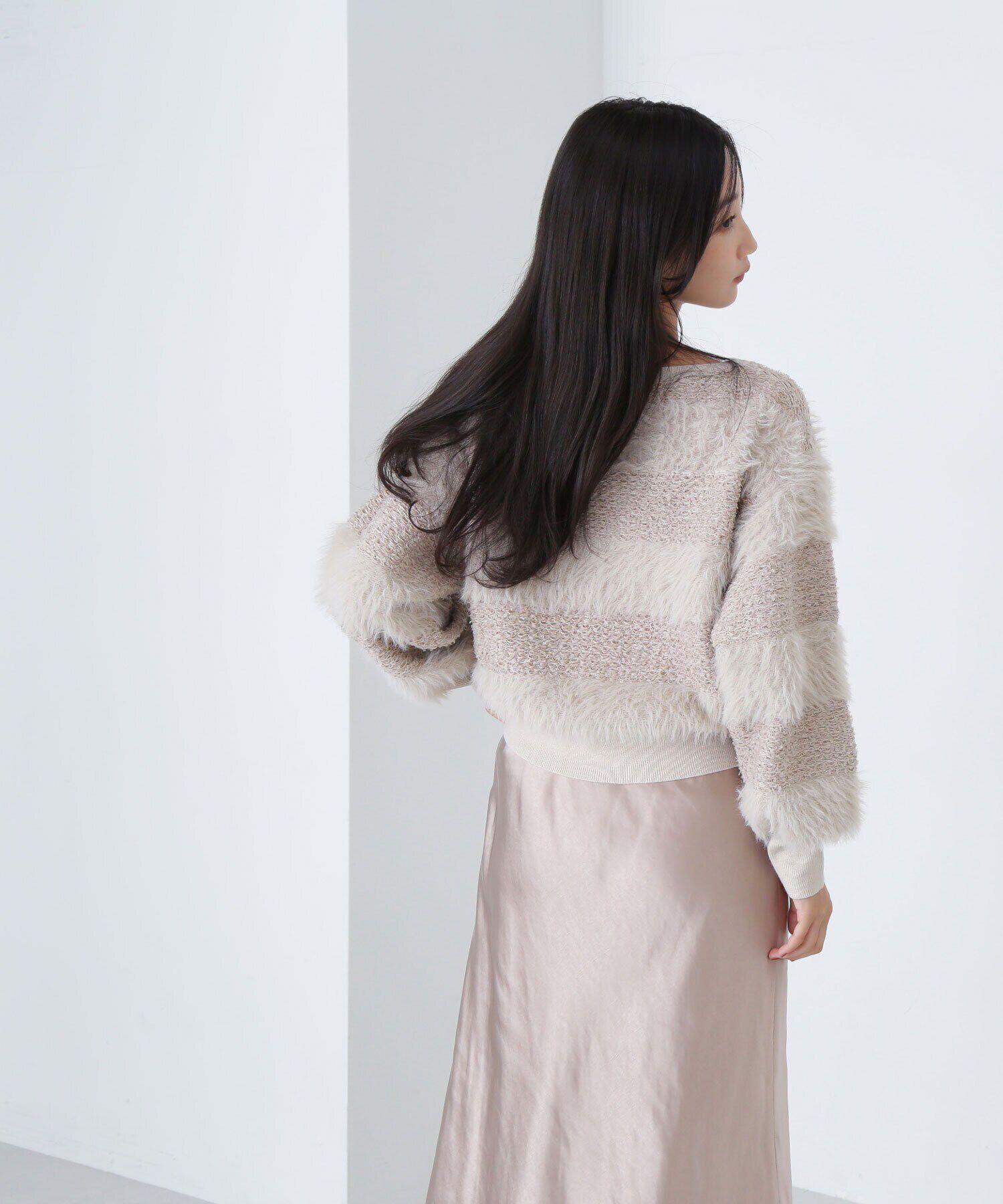  「フェザーミックスツイードニット　24AW」|ニット・セーター|