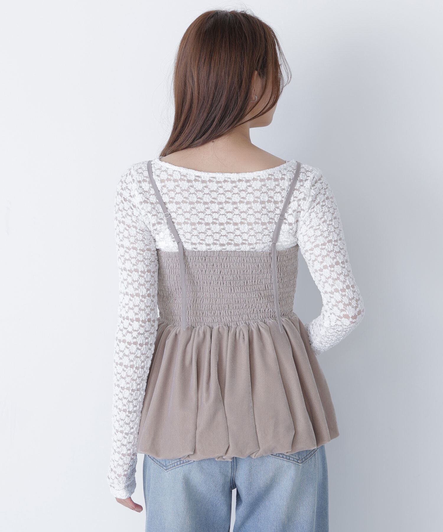  「ベルベットキャミビスチェ」|シャツ・ブラウス|