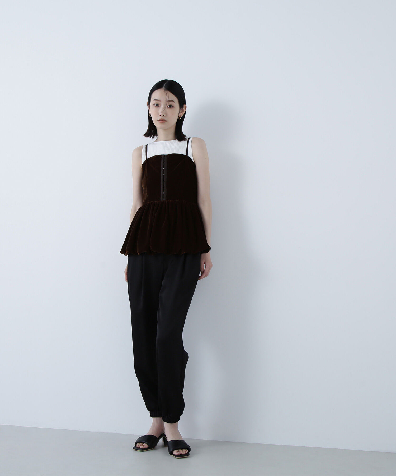  「ベルベットキャミビスチェ」|シャツ・ブラウス|