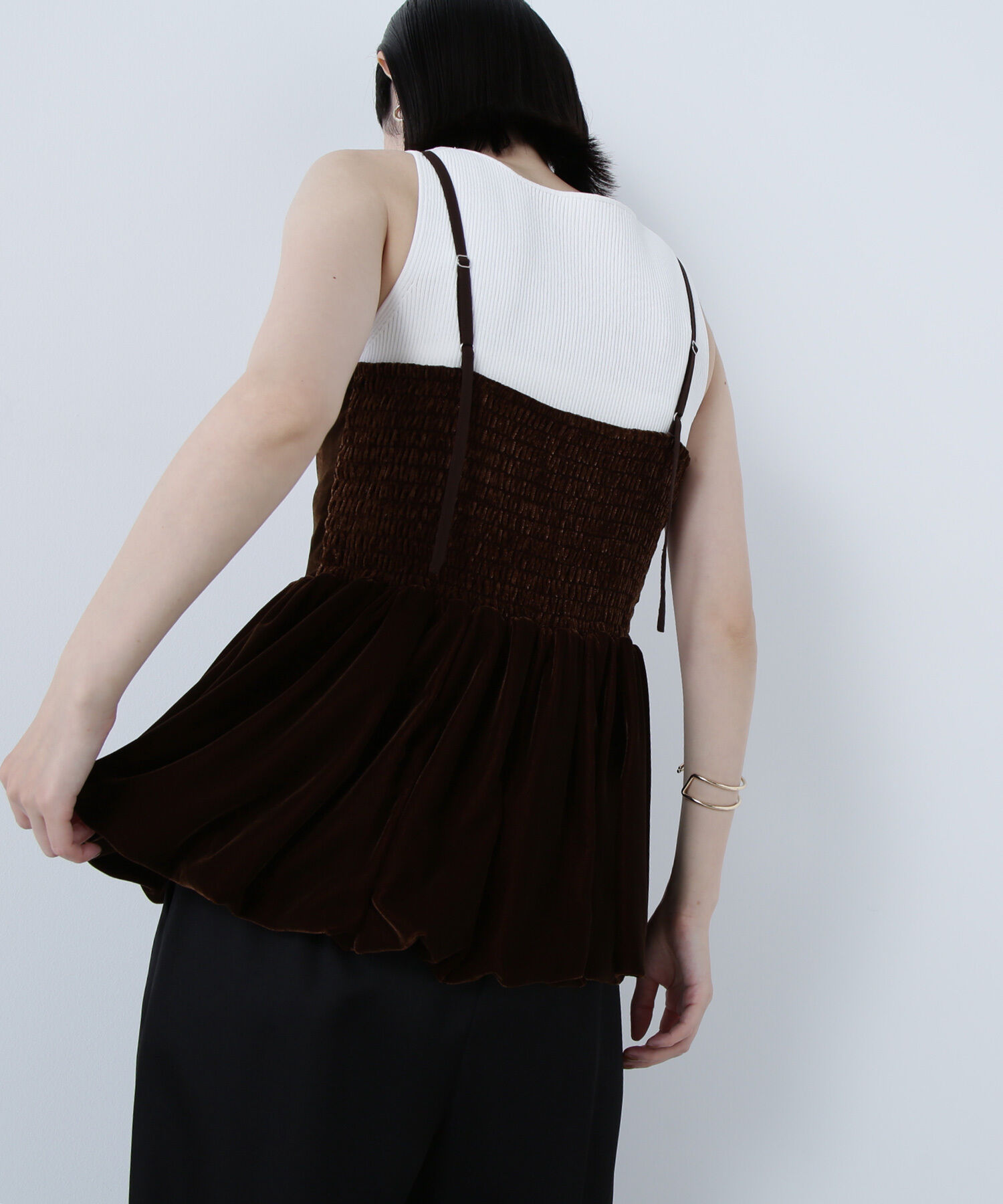  「ベルベットキャミビスチェ」|シャツ・ブラウス|