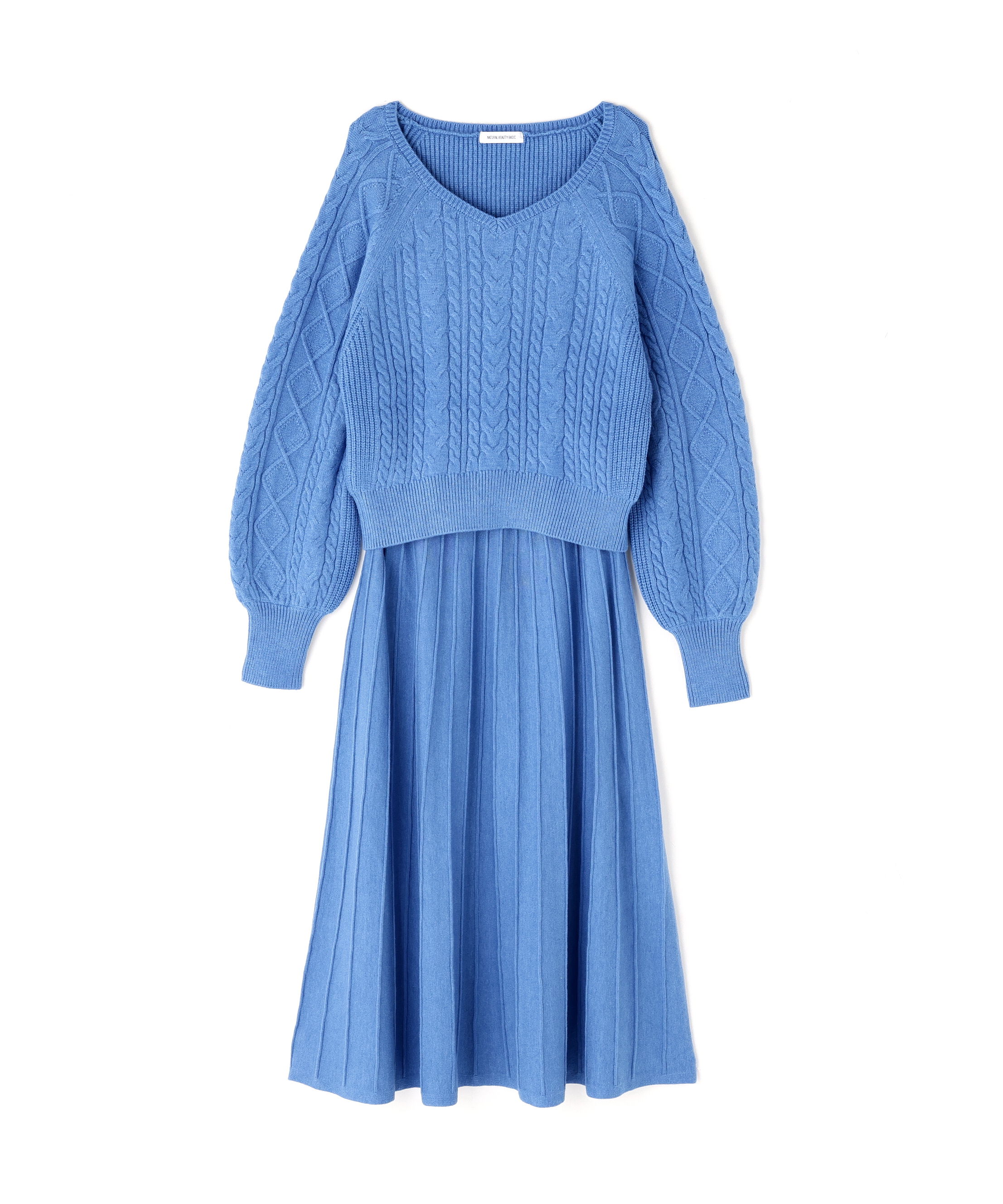  「ケーブルニットセットアップ」|ワンピース|