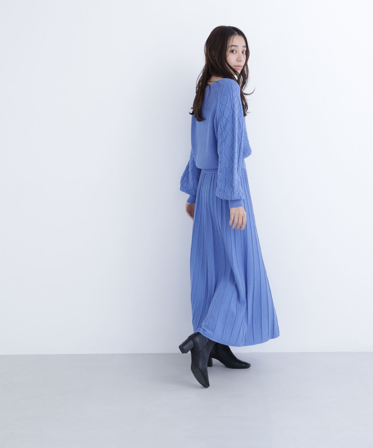  「ケーブルニットセットアップ」|ワンピース|