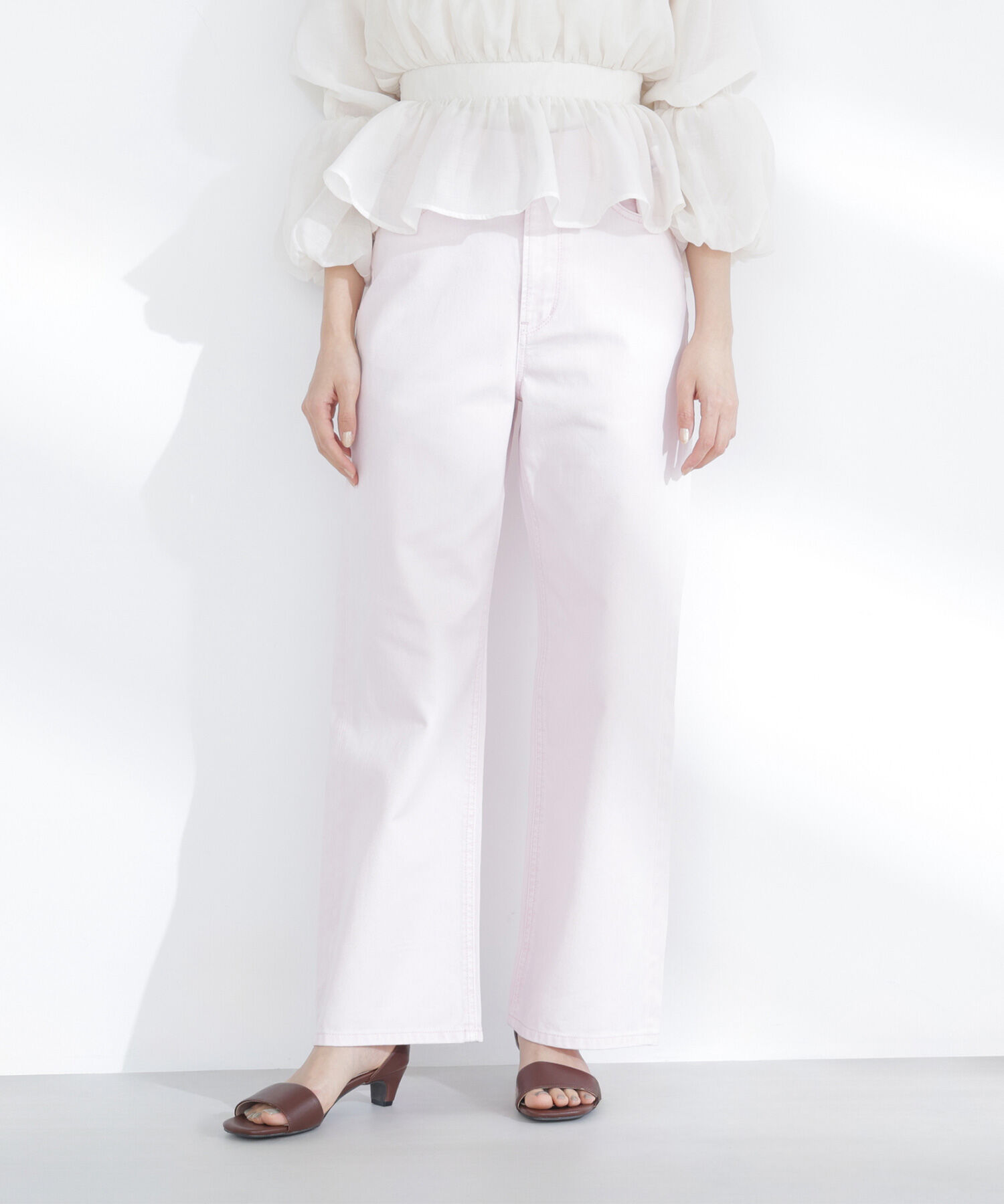  「ワイドストレートデニムパンツ」|その他|