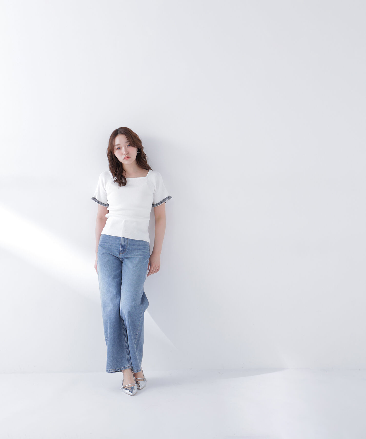  「ワイドストレートデニムパンツ」|その他|