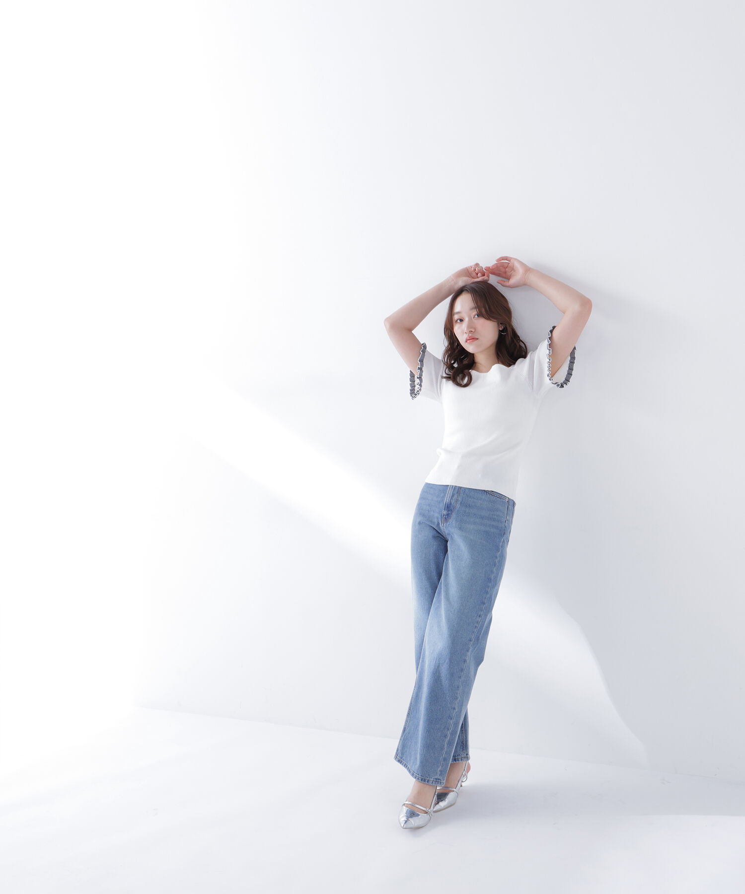  「ワイドストレートデニムパンツ」|その他|