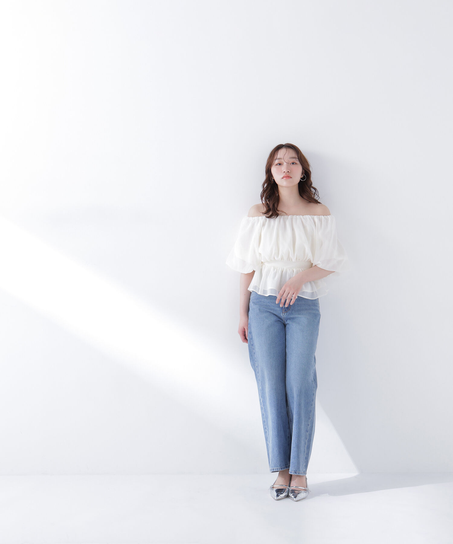  「ワイドストレートデニムパンツ」|その他|