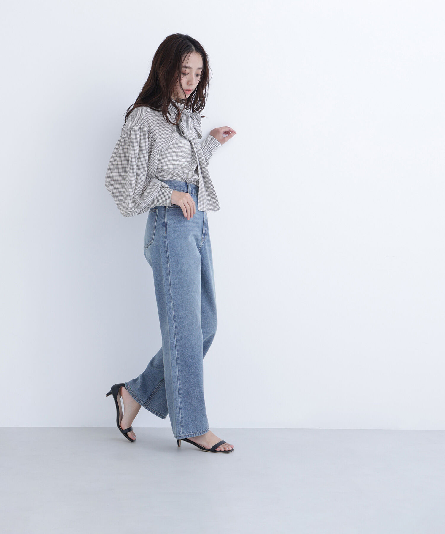  「ワイドストレートデニムパンツ」|その他|