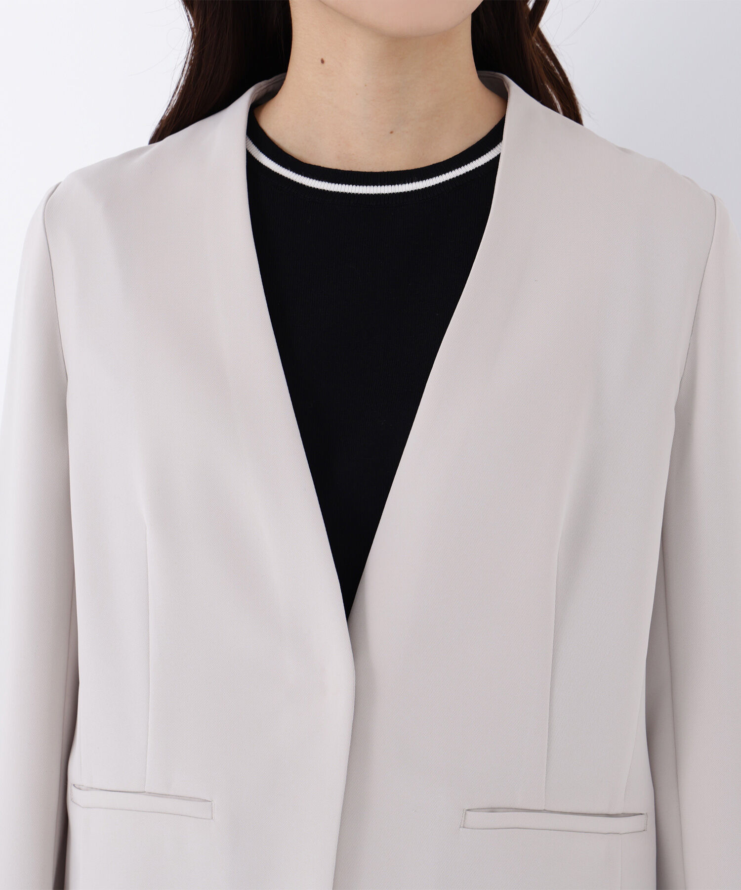  「ドビーツイル SETUP ノーカラージャケット」|その他|