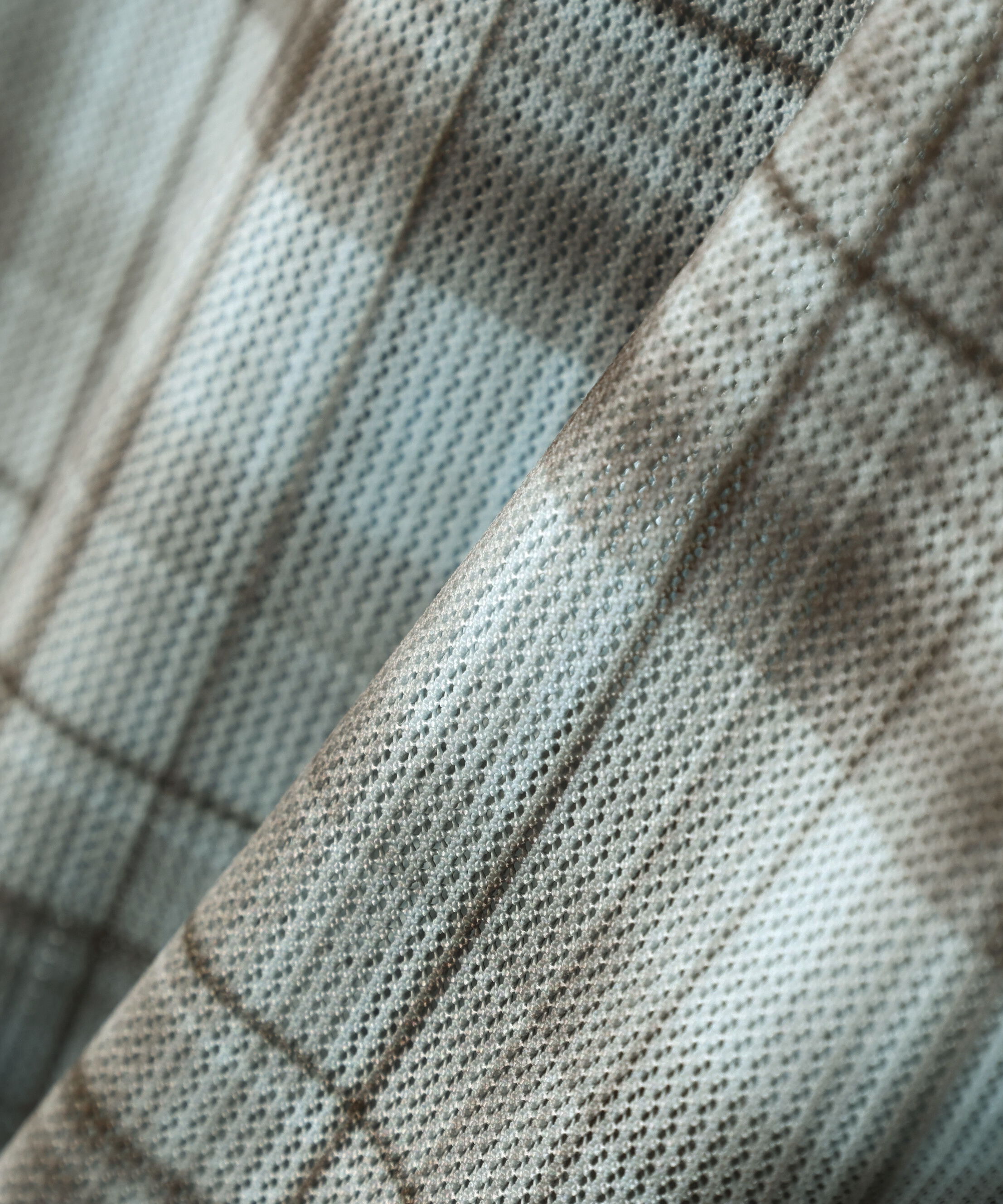  「シアーチェックオフショルトップス」|Tシャツ・カットソー|