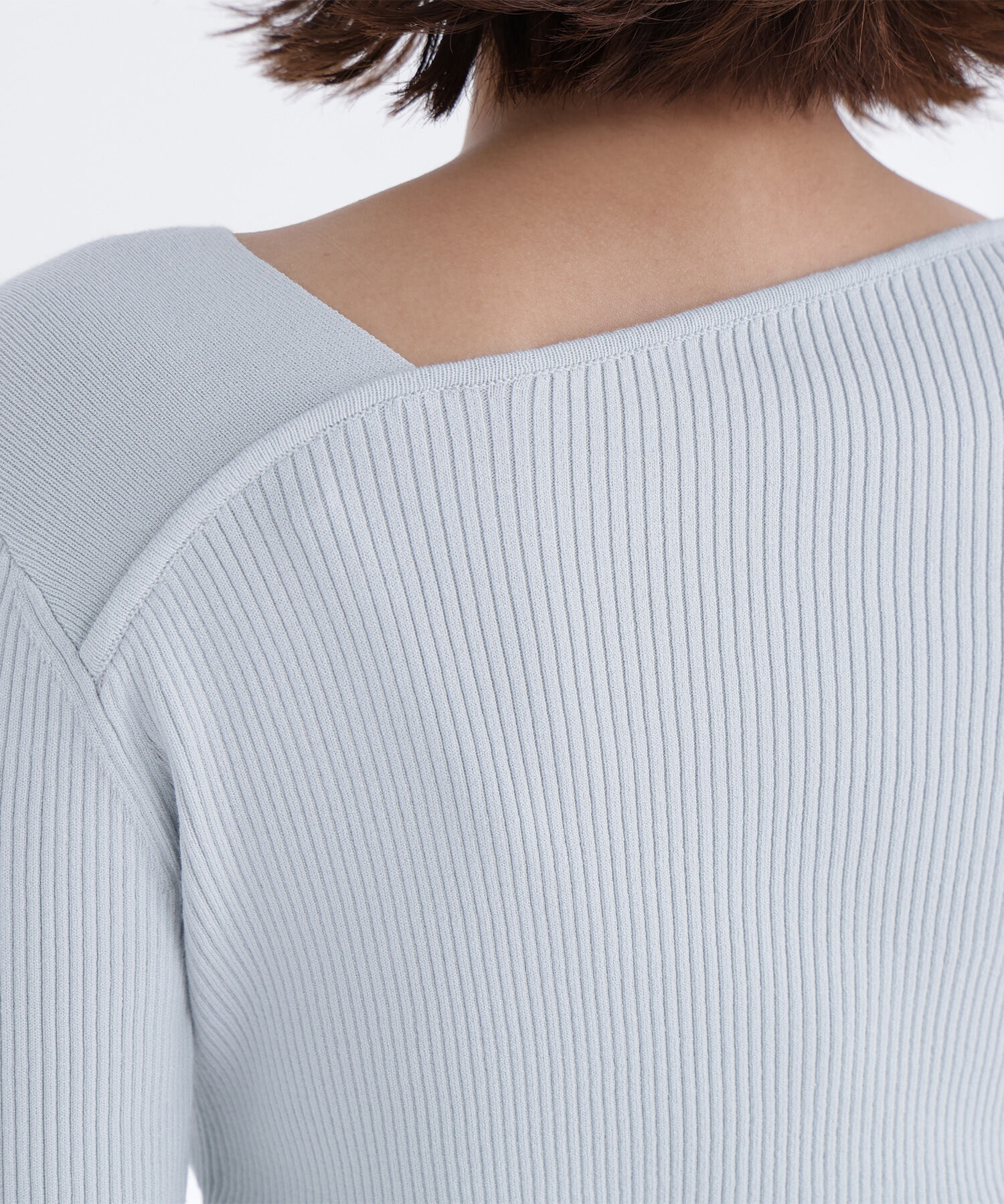  「ショルダータックアシメネックニット」|ニット・セーター|