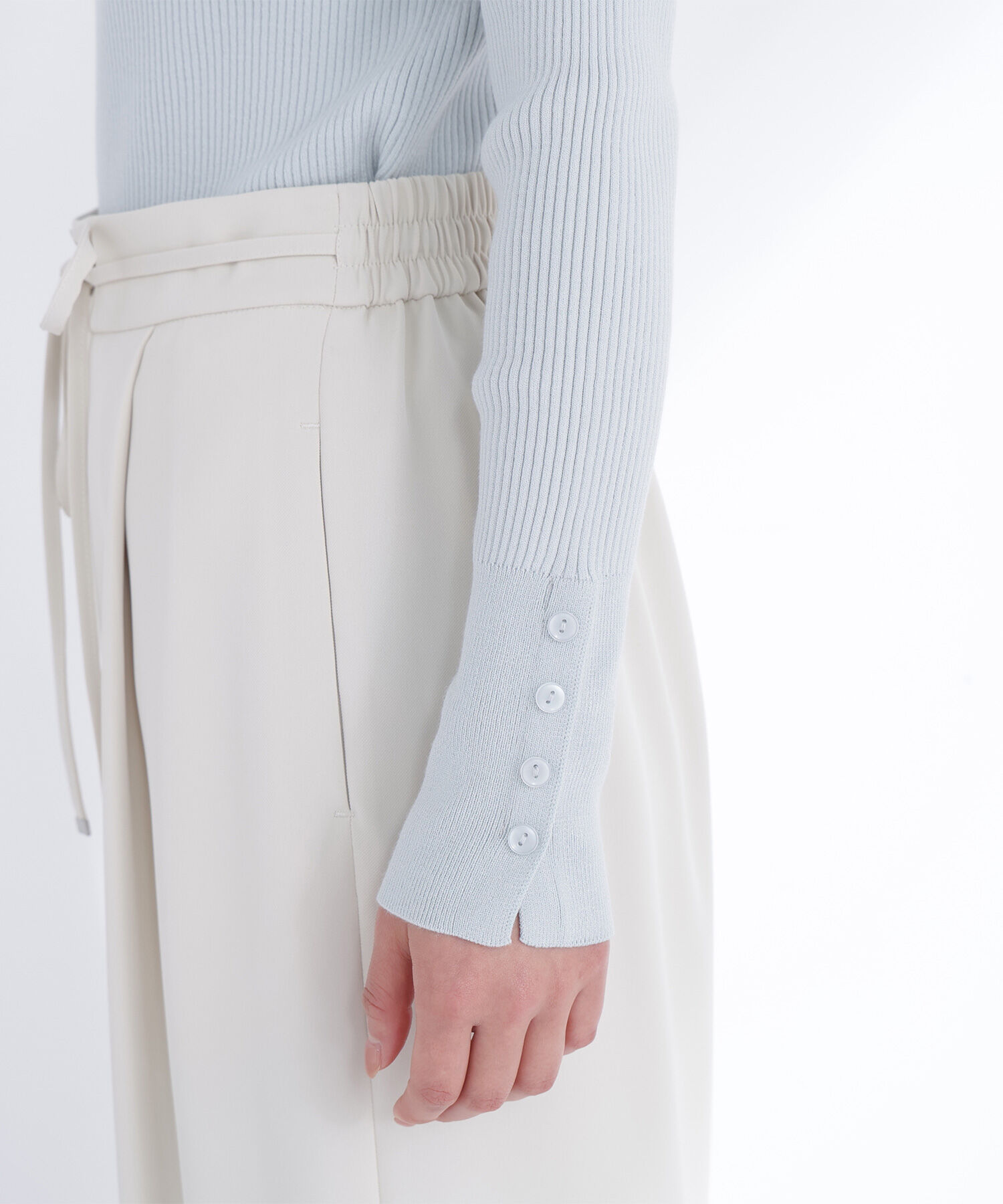  「ショルダータックアシメネックニット」|ニット・セーター|