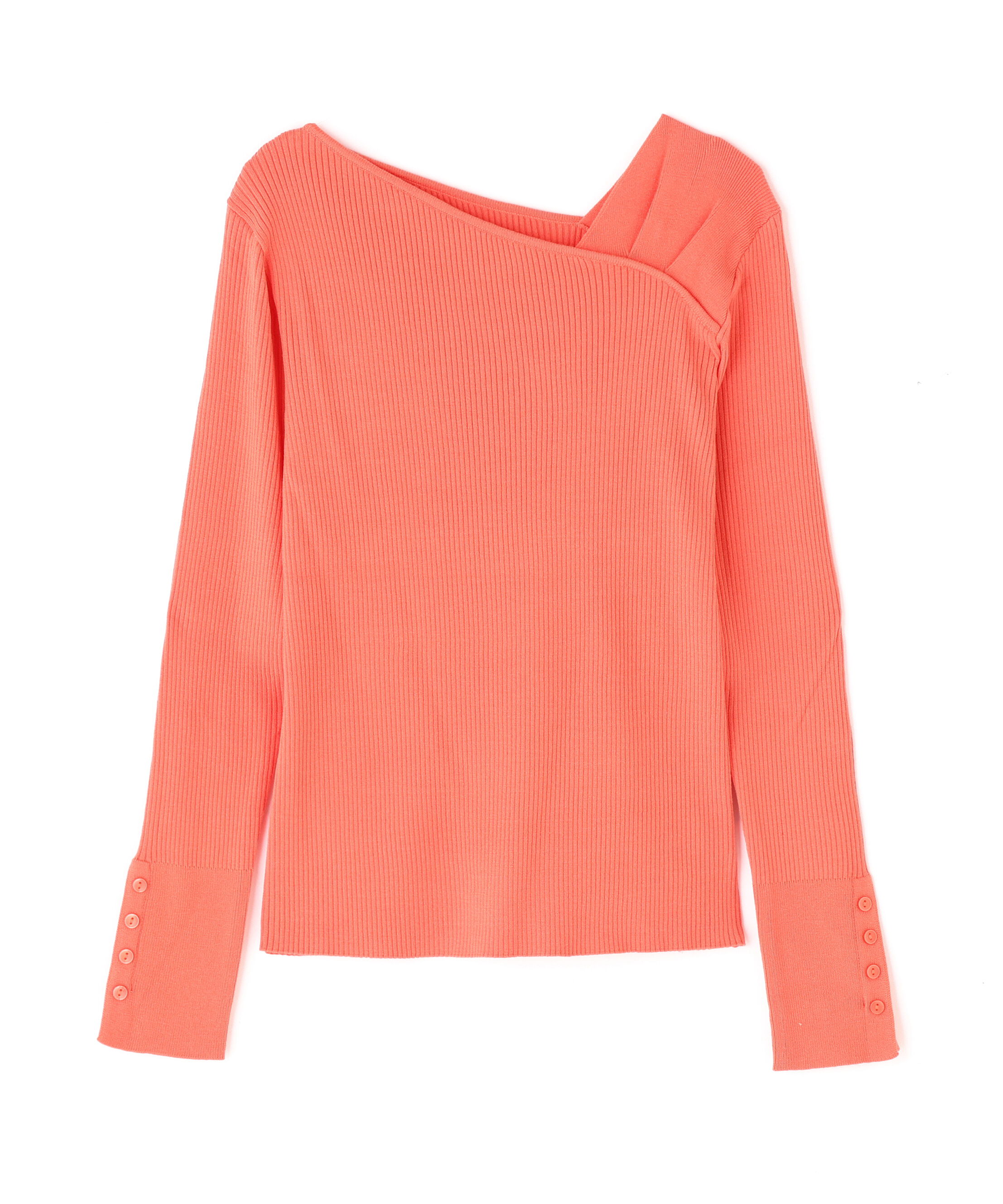  「ショルダータックアシメネックニット」|ニット・セーター|