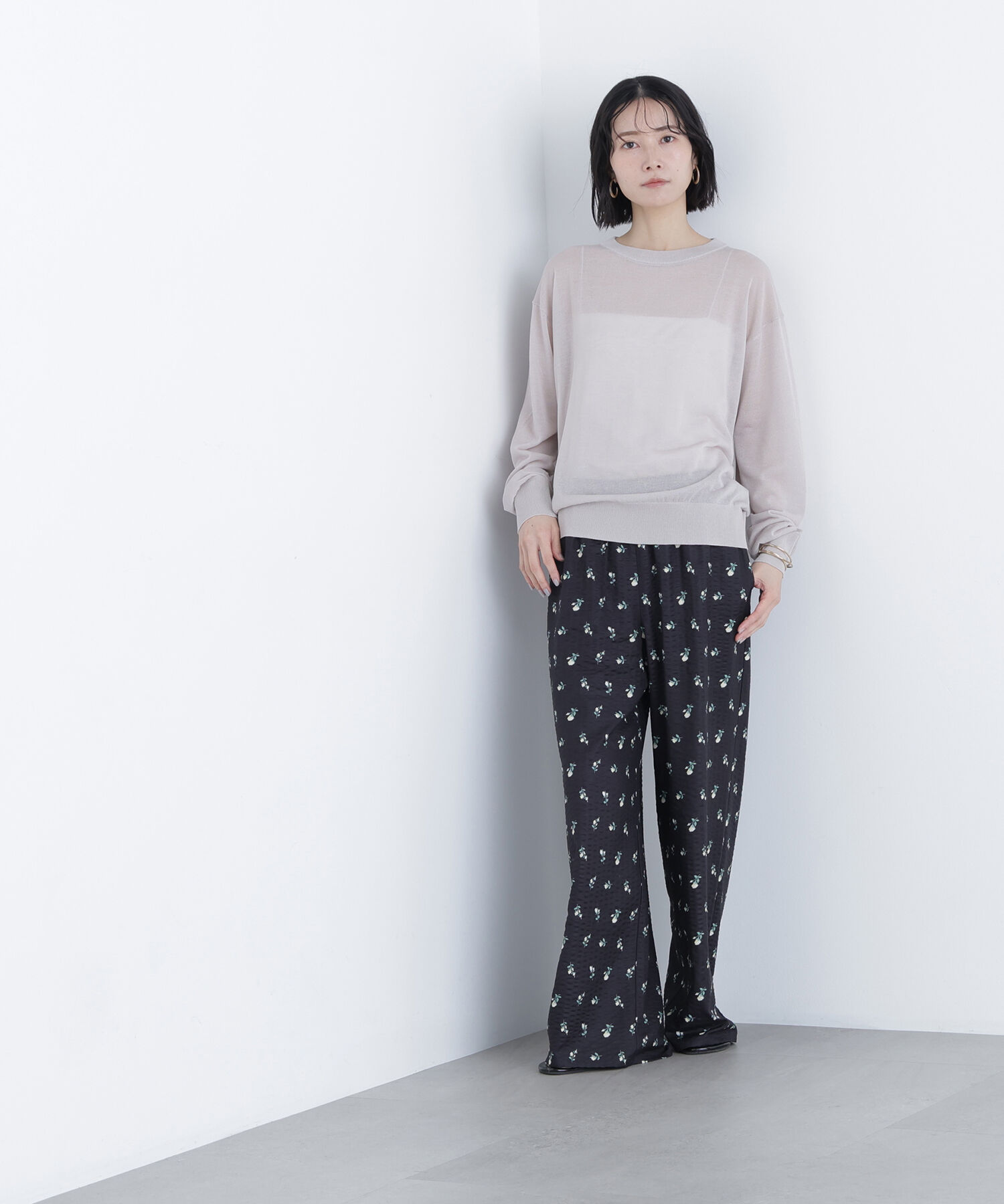  「〈N.〉シアーボクシーニット」|ニット・セーター|