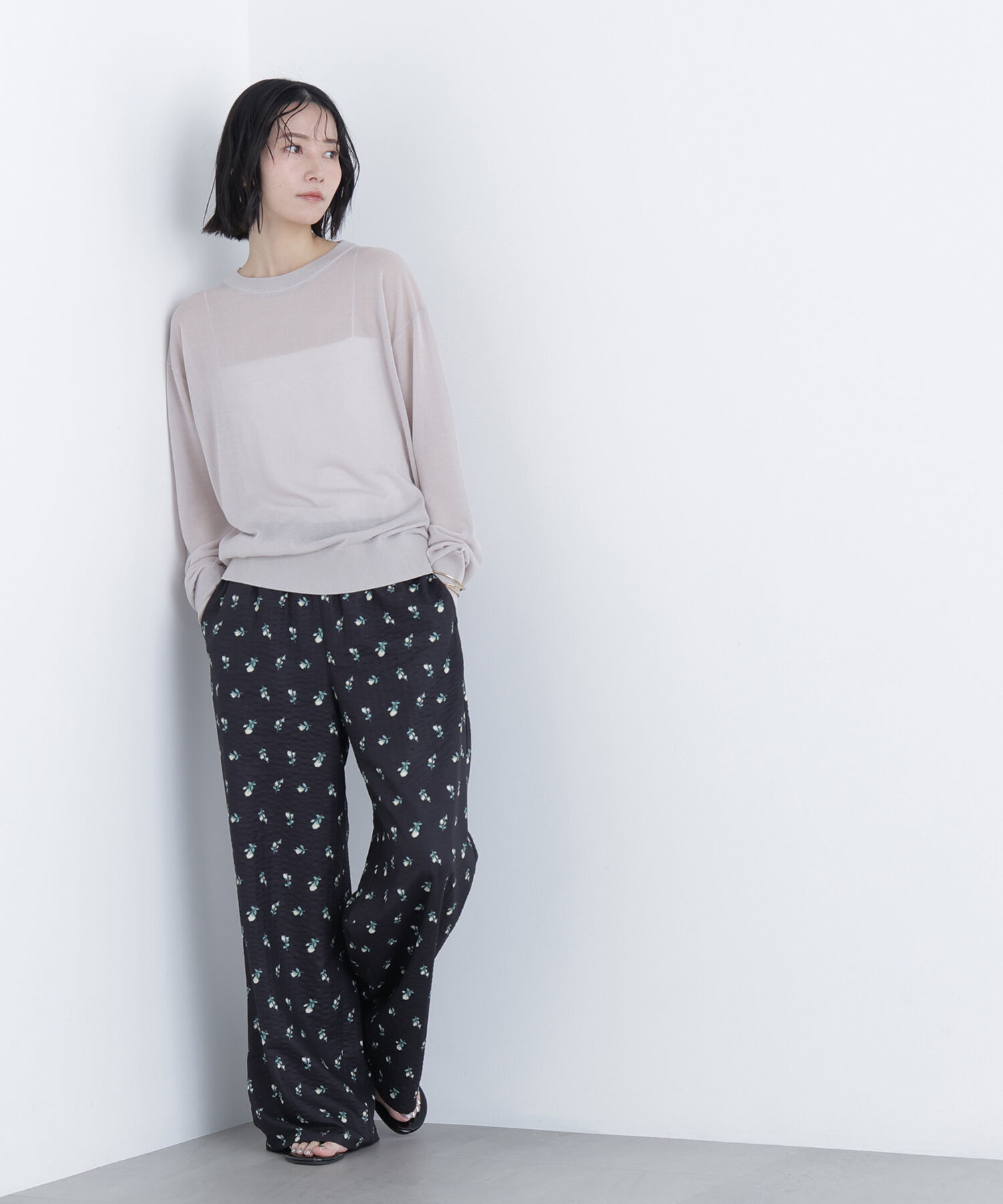  「〈N.〉シアーボクシーニット」|ニット・セーター|