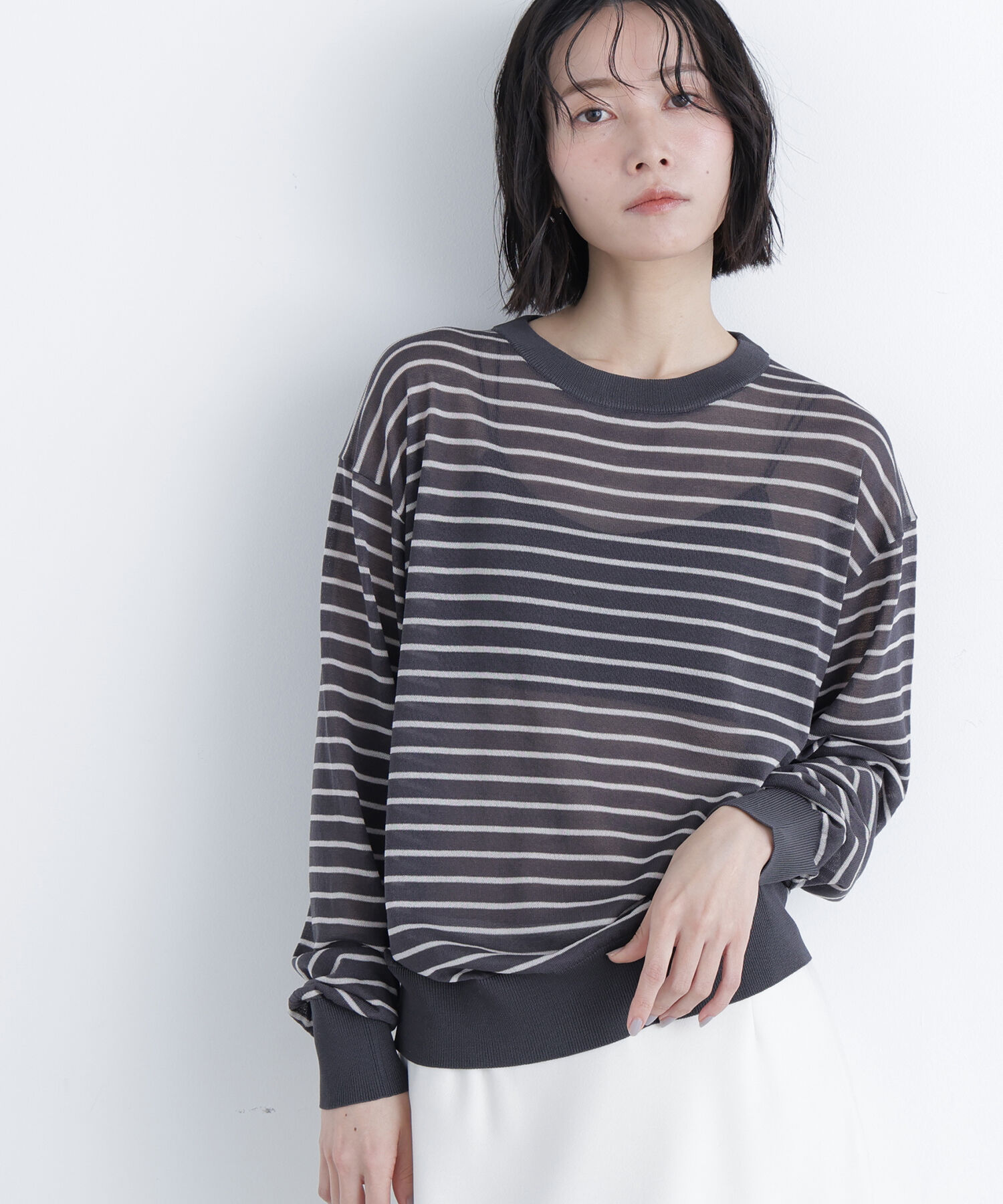  「〈N.〉シアーボクシーニット」|ニット・セーター|