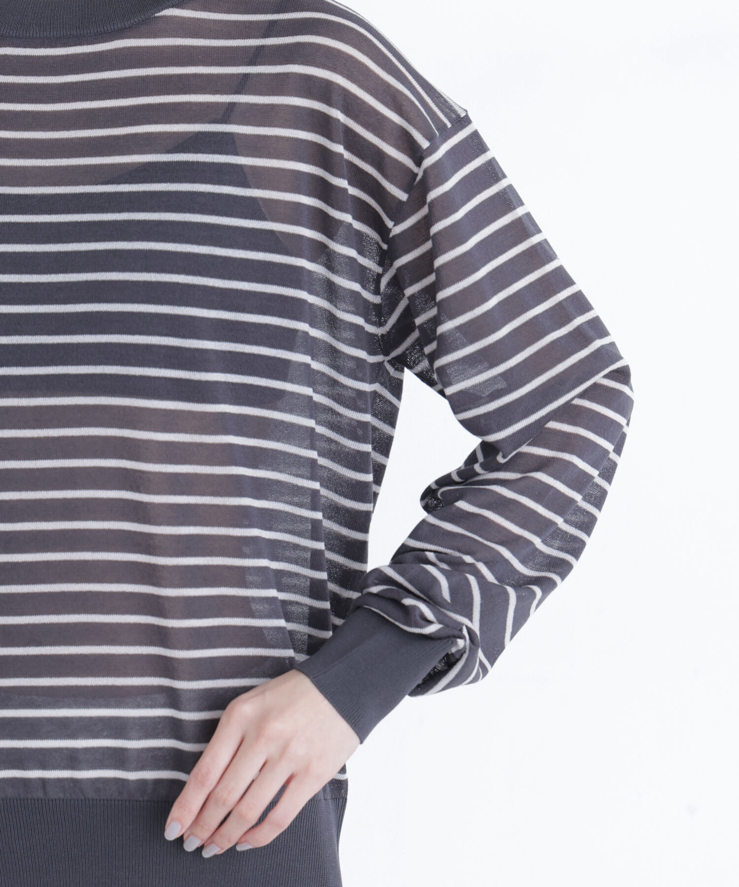  「〈N.〉シアーボクシーニット」|ニット・セーター|