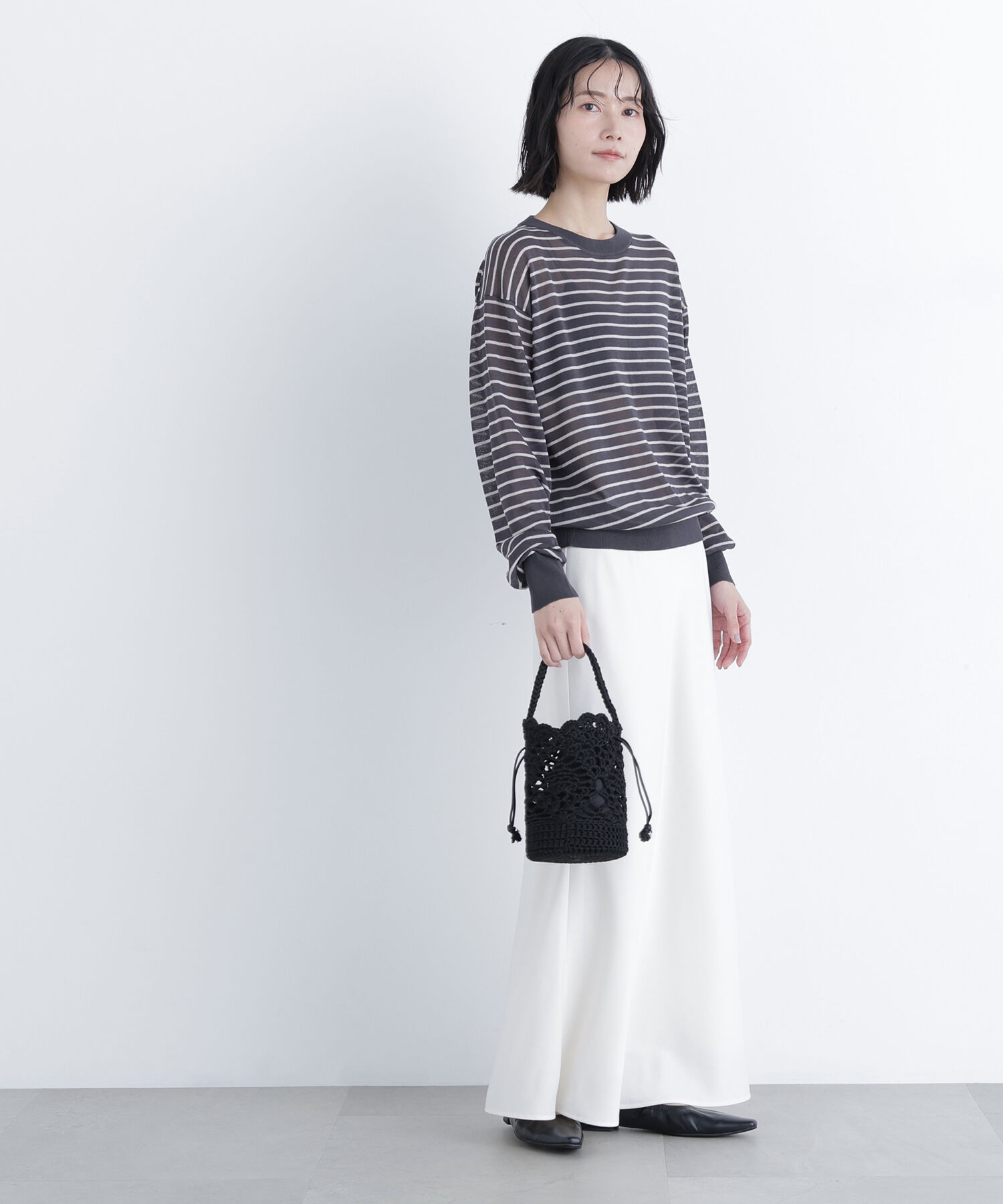  「〈N.〉シアーボクシーニット」|ニット・セーター|