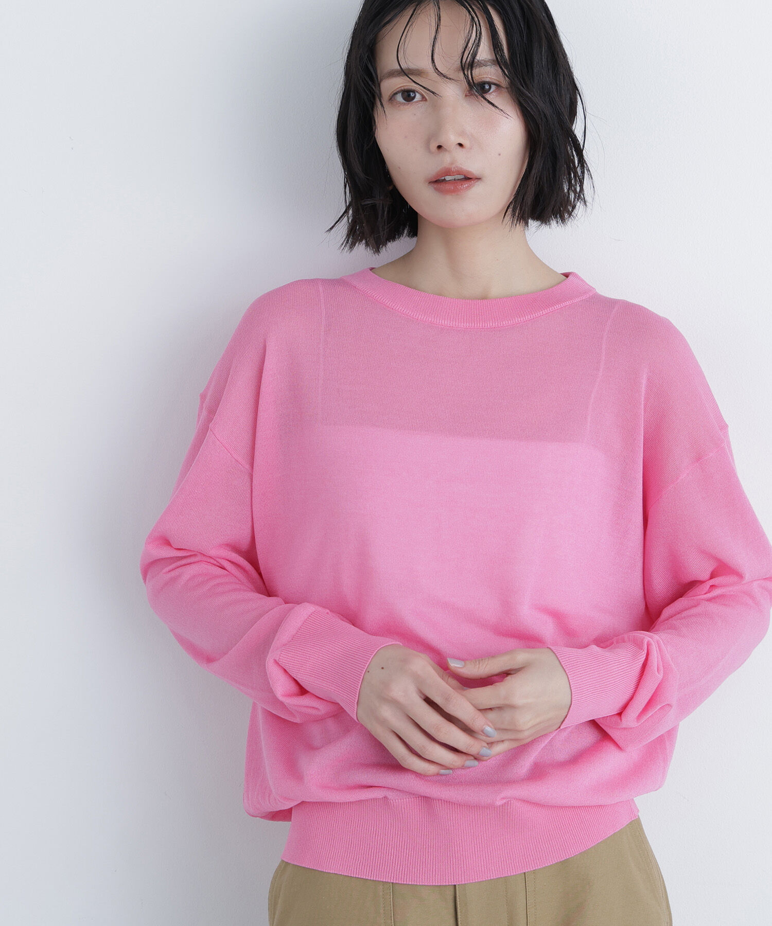  「〈N.〉シアーボクシーニット」|ニット・セーター|