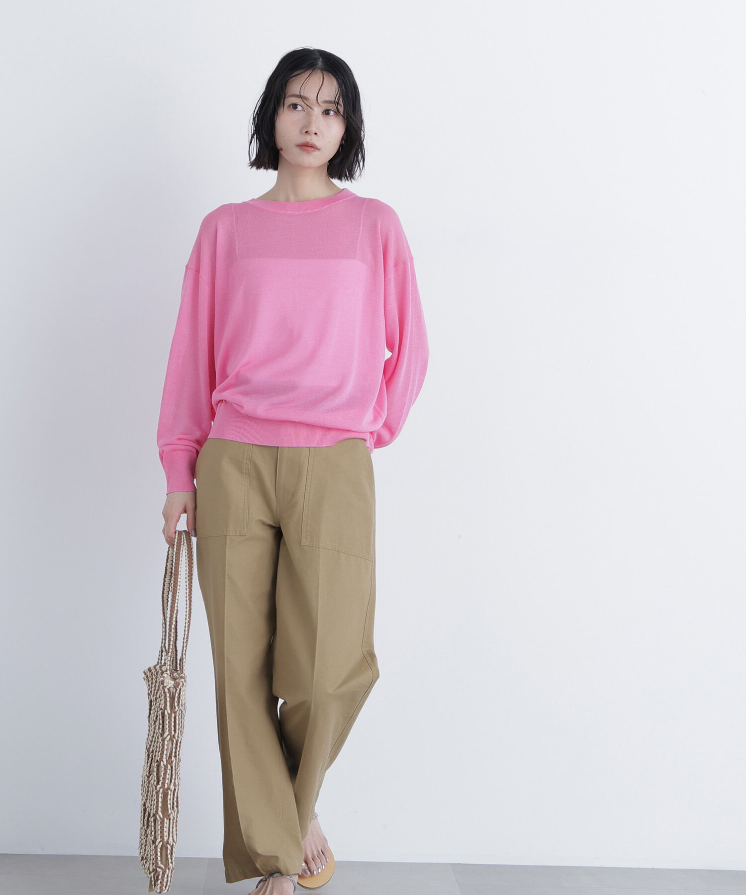  「〈N.〉シアーボクシーニット」|ニット・セーター|