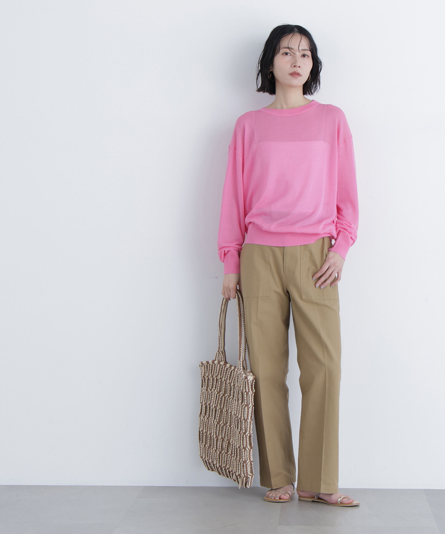  「〈N.〉シアーボクシーニット」|ニット・セーター|