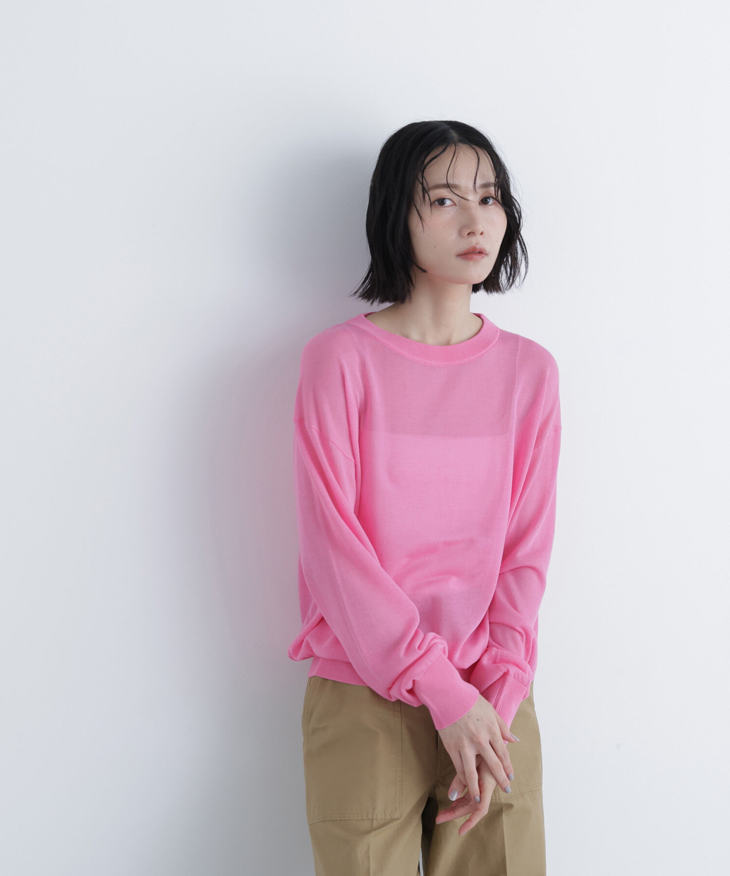  「〈N.〉シアーボクシーニット」|ニット・セーター|