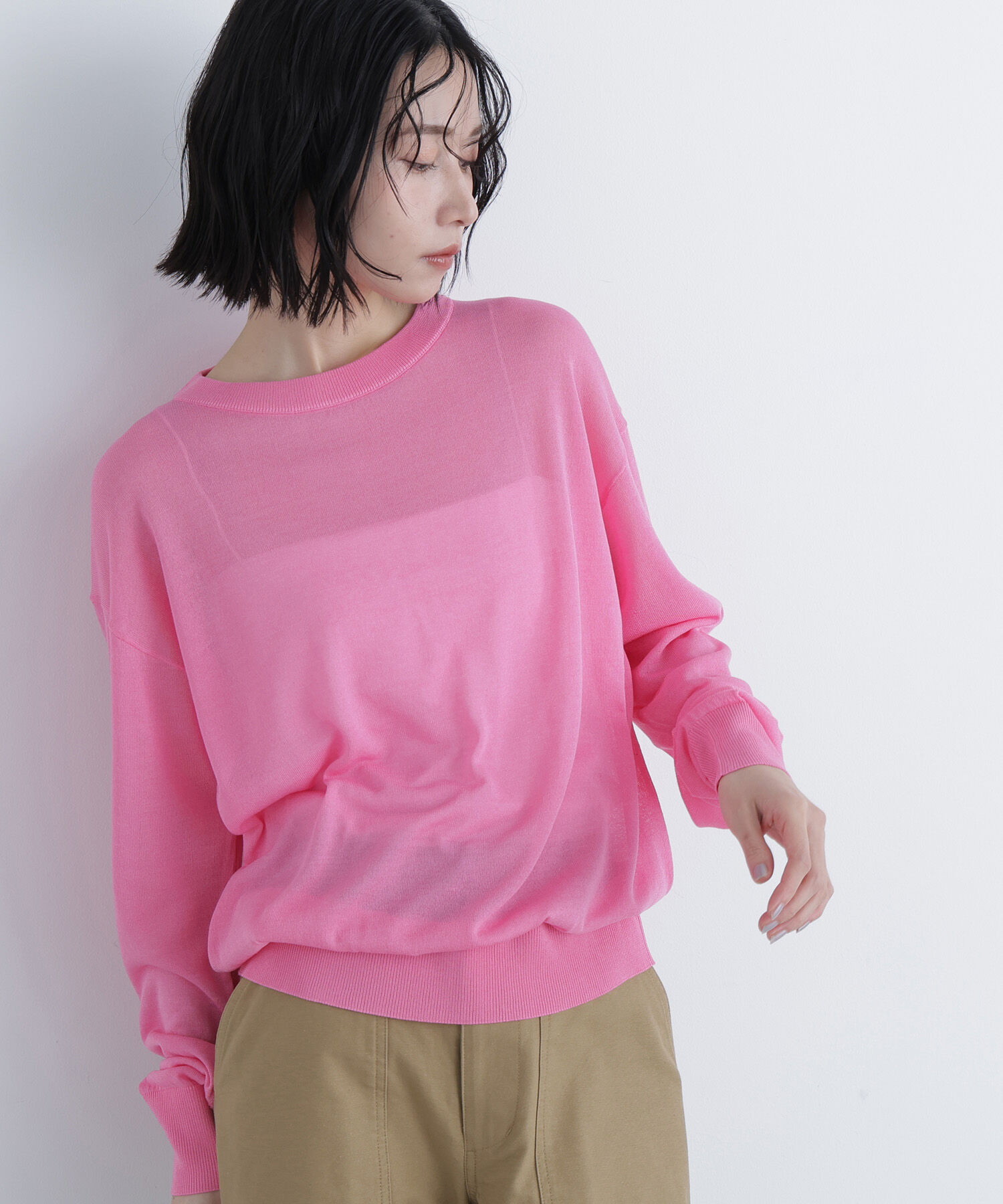  「〈N.〉シアーボクシーニット」|ニット・セーター|