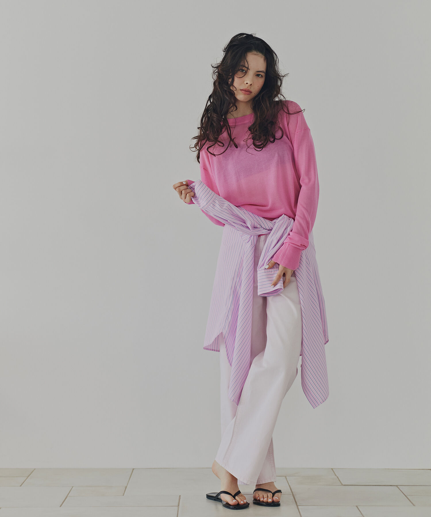  「〈N.〉シアーボクシーニット」|ニット・セーター|