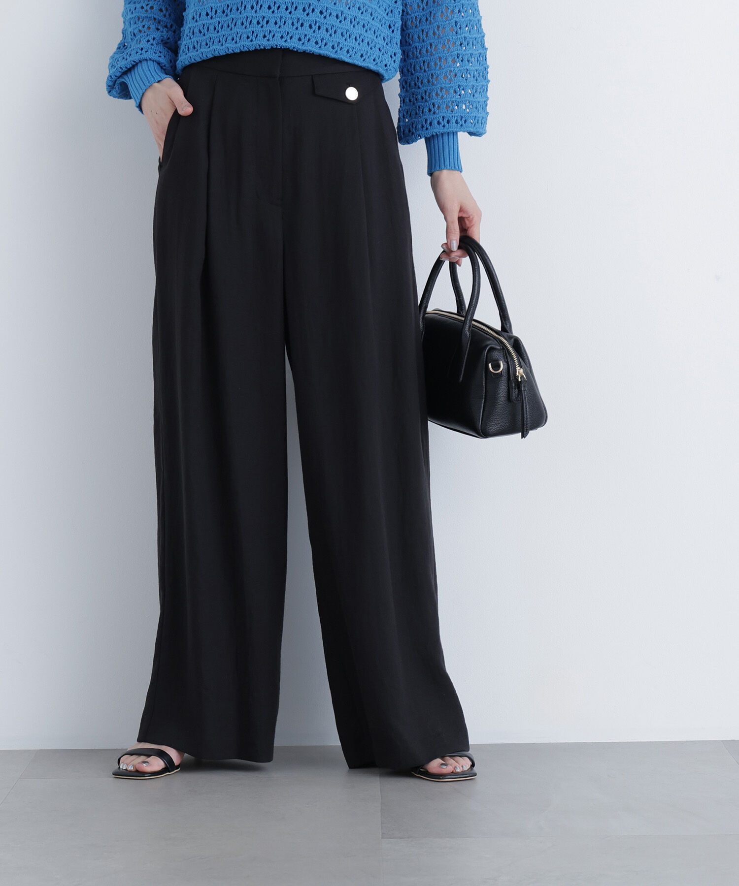  「〈N.〉シンチバックワイドパンツ」|その他|