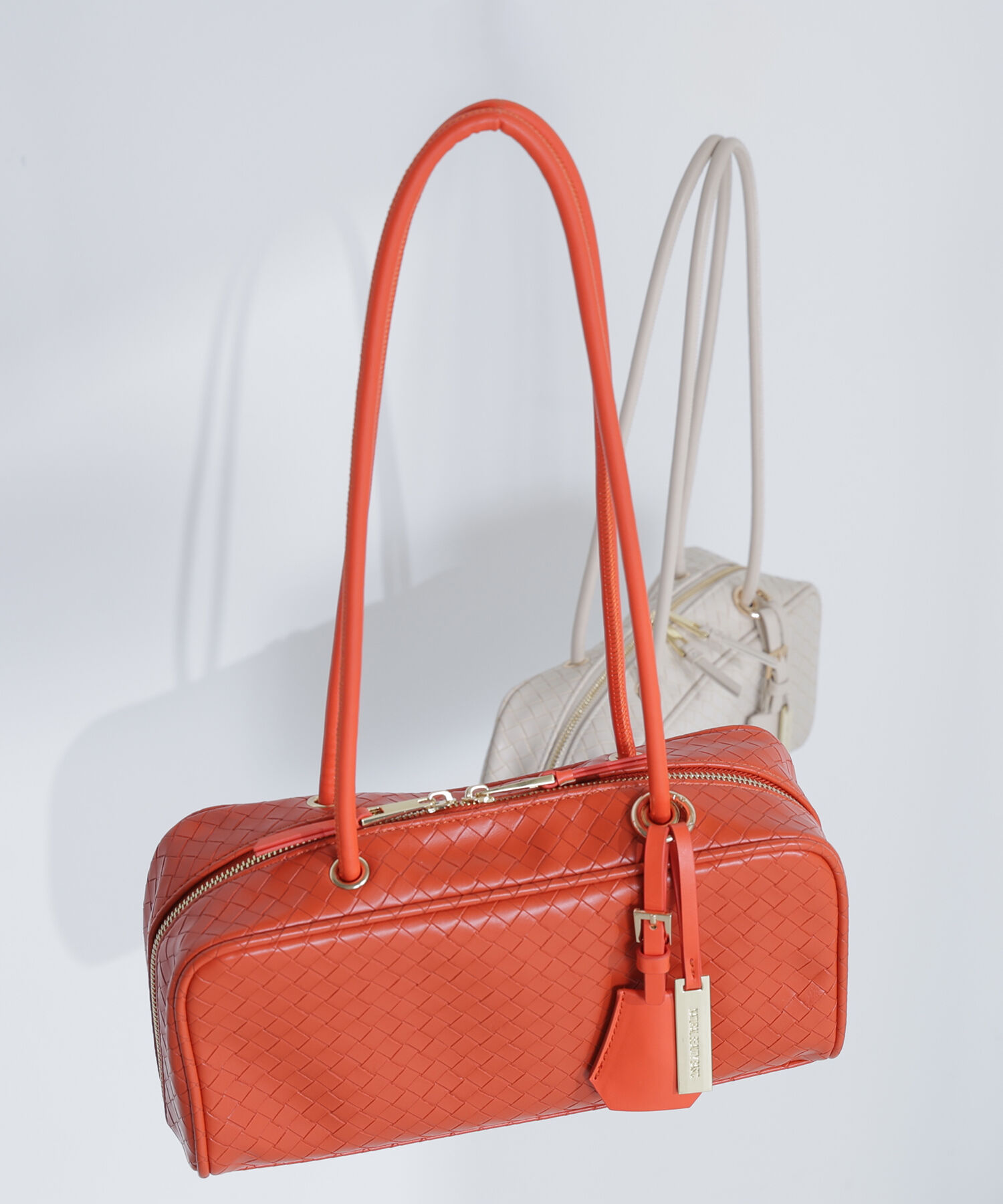  「メッシュエンボスワイドボストンバッグ」|ボストンバッグ|シナモンオレ