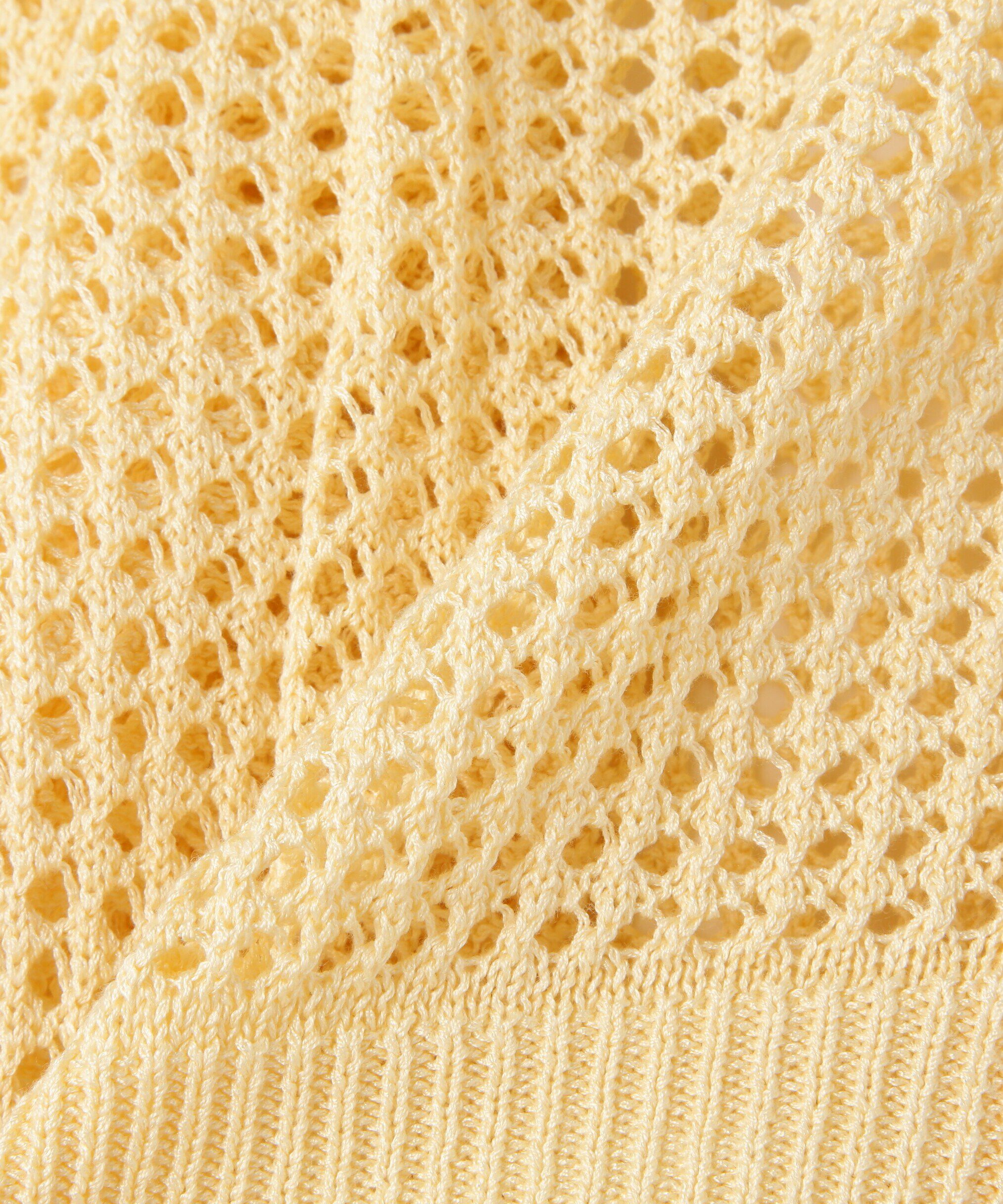  「フロントジップラメメッシュカーディガン」|ニット・セーター|