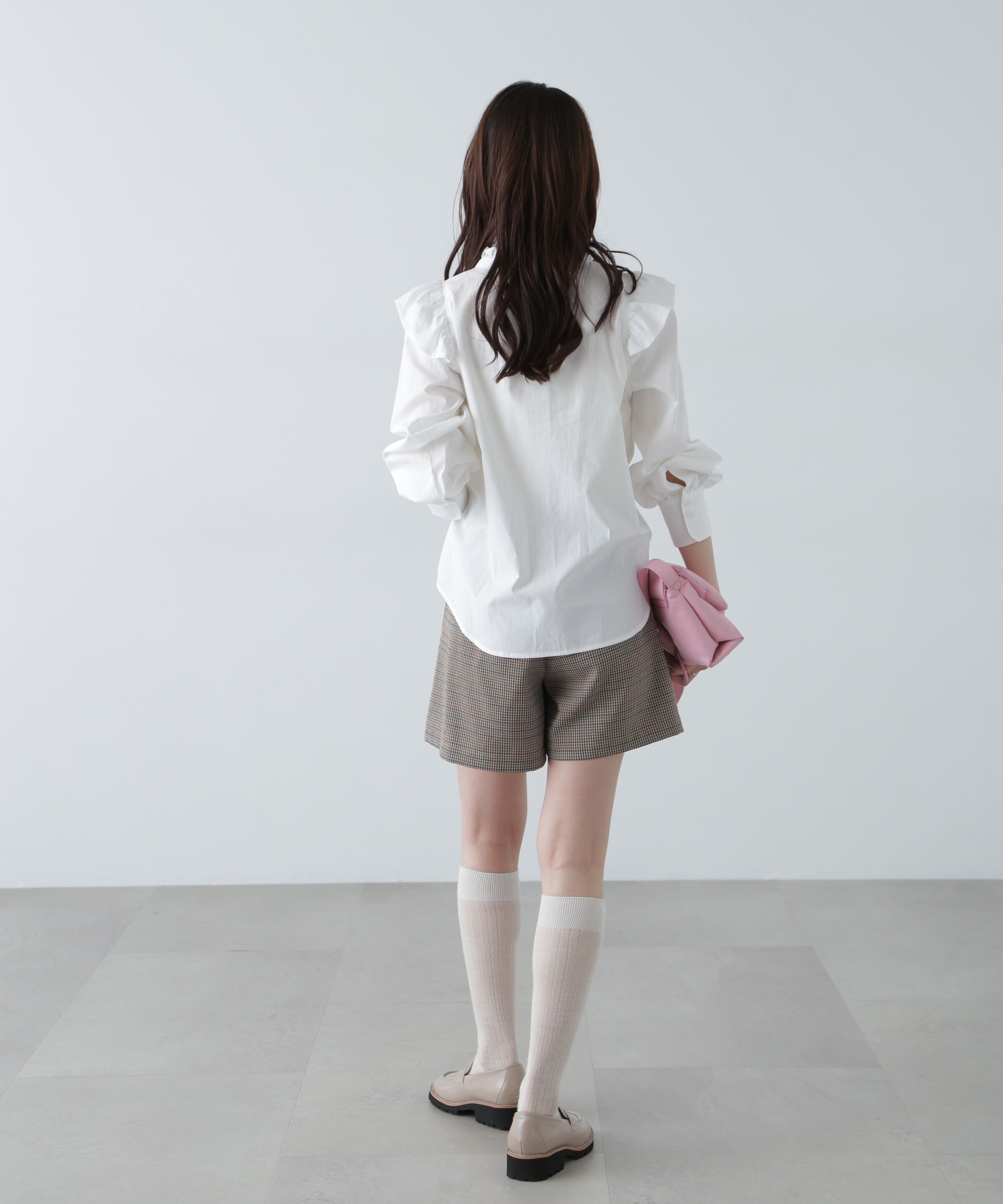  「スタンドフリルブラウス」|シャツ・ブラウス|