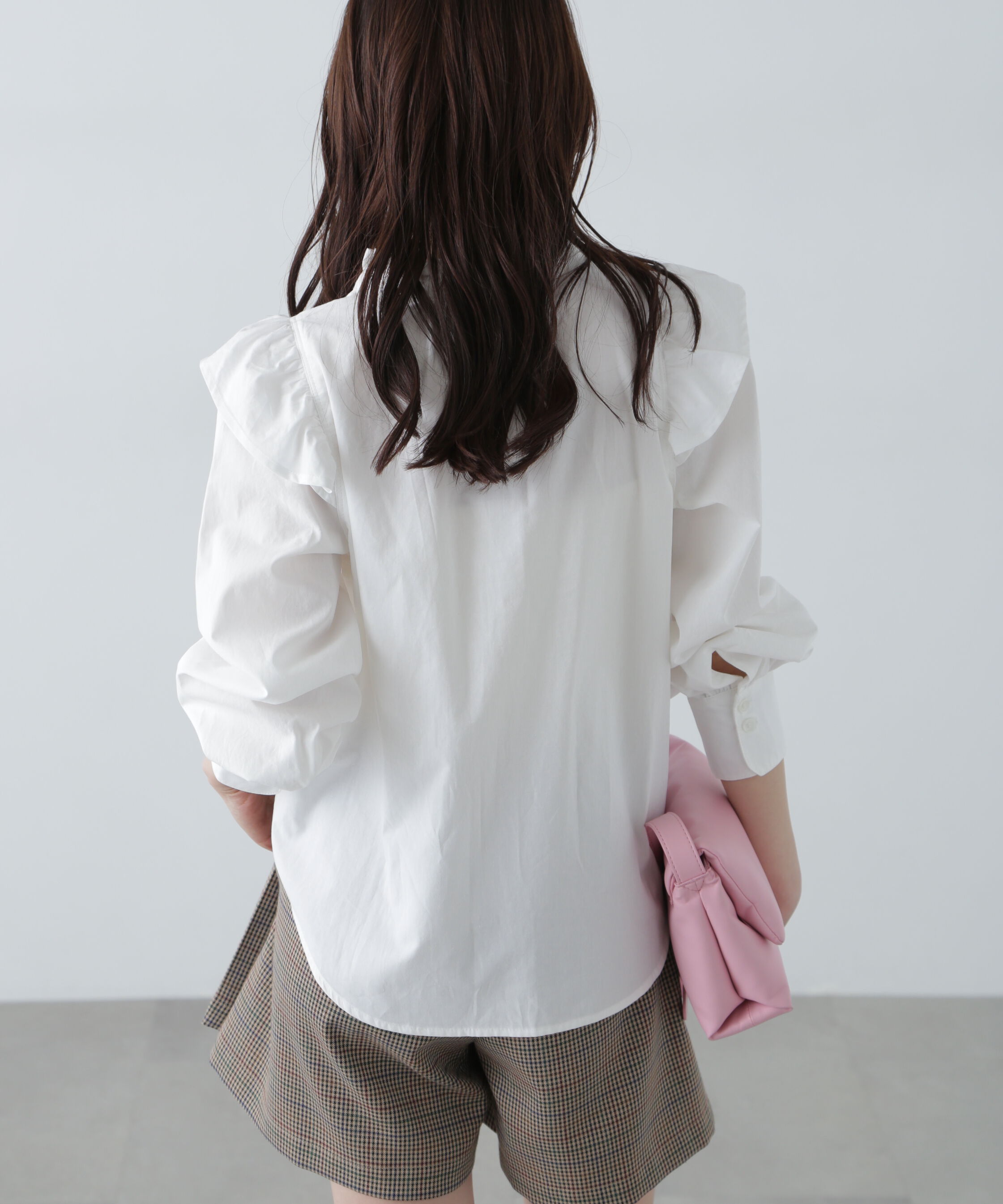  「スタンドフリルブラウス」|シャツ・ブラウス|