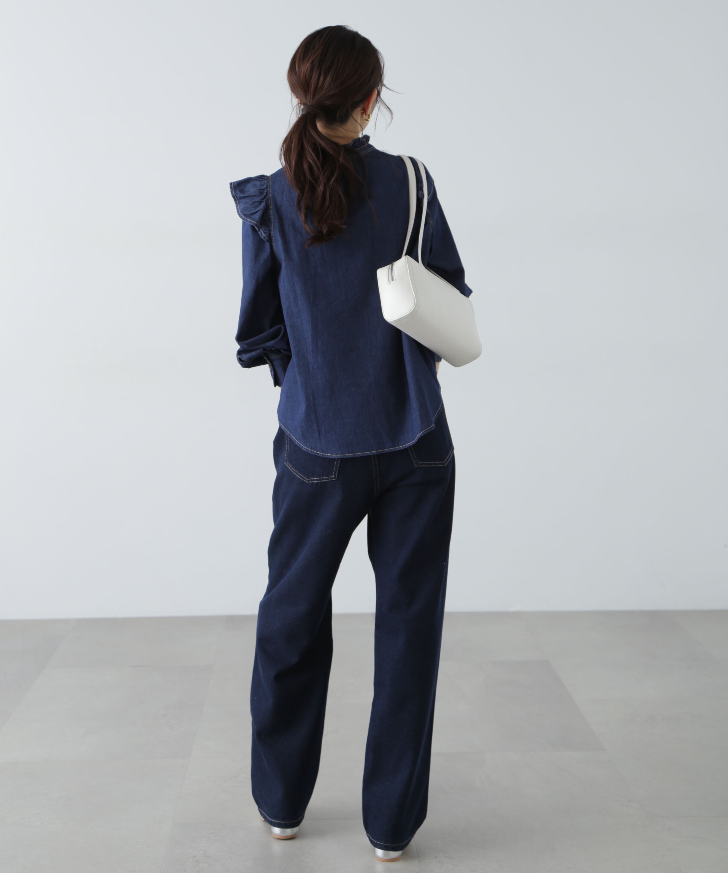  「スタンドフリルブラウス」|シャツ・ブラウス|