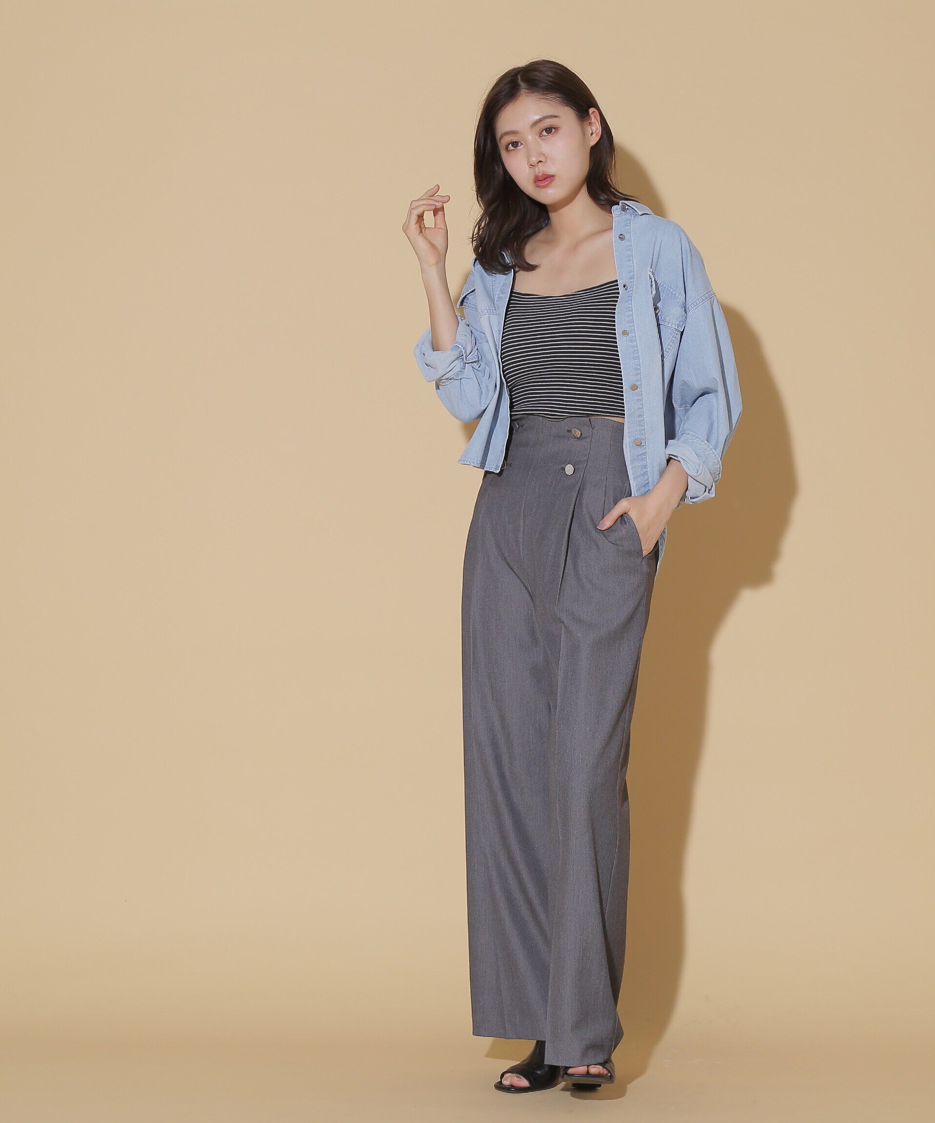  「《JILL by BASIC》カップインキャミ」|Tシャツ・カットソー|